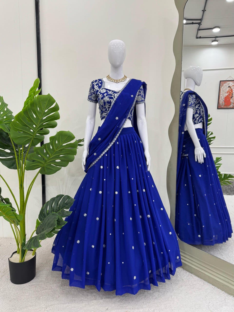 Wedding Wear Trending Lehenga Saree For Girls
