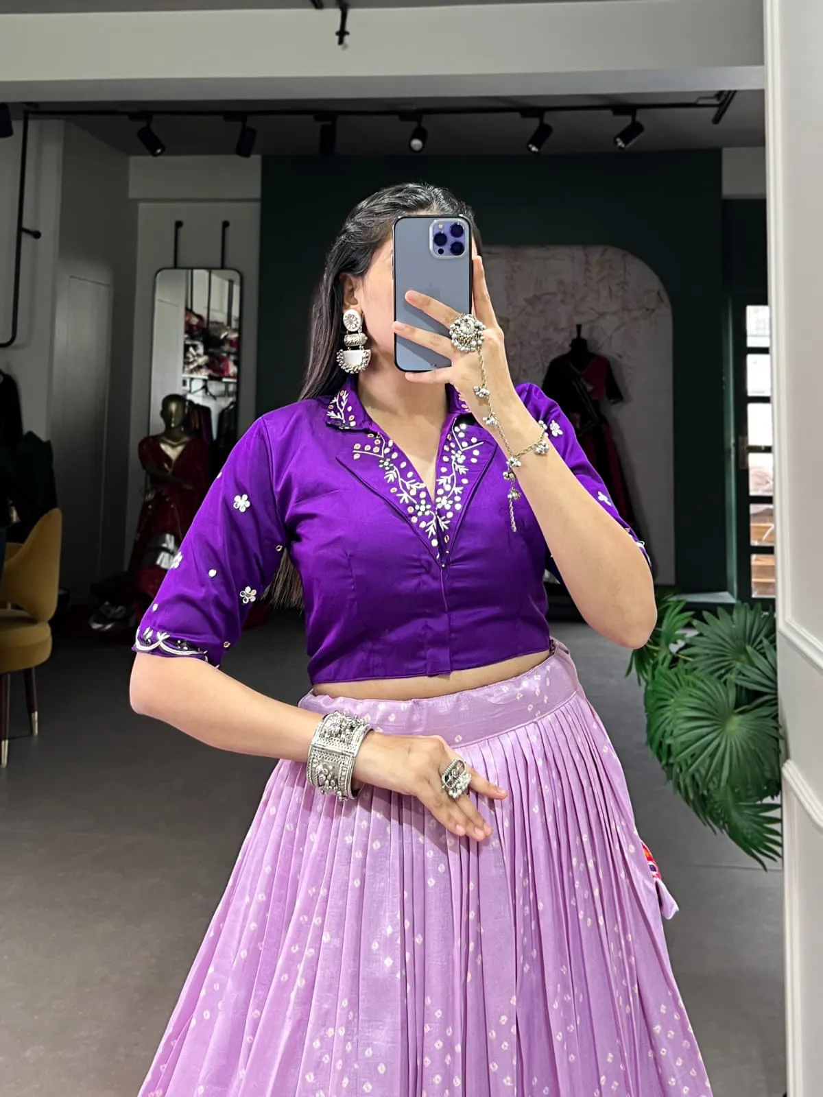 Bandhej Printed Readymade Lehenga Choli