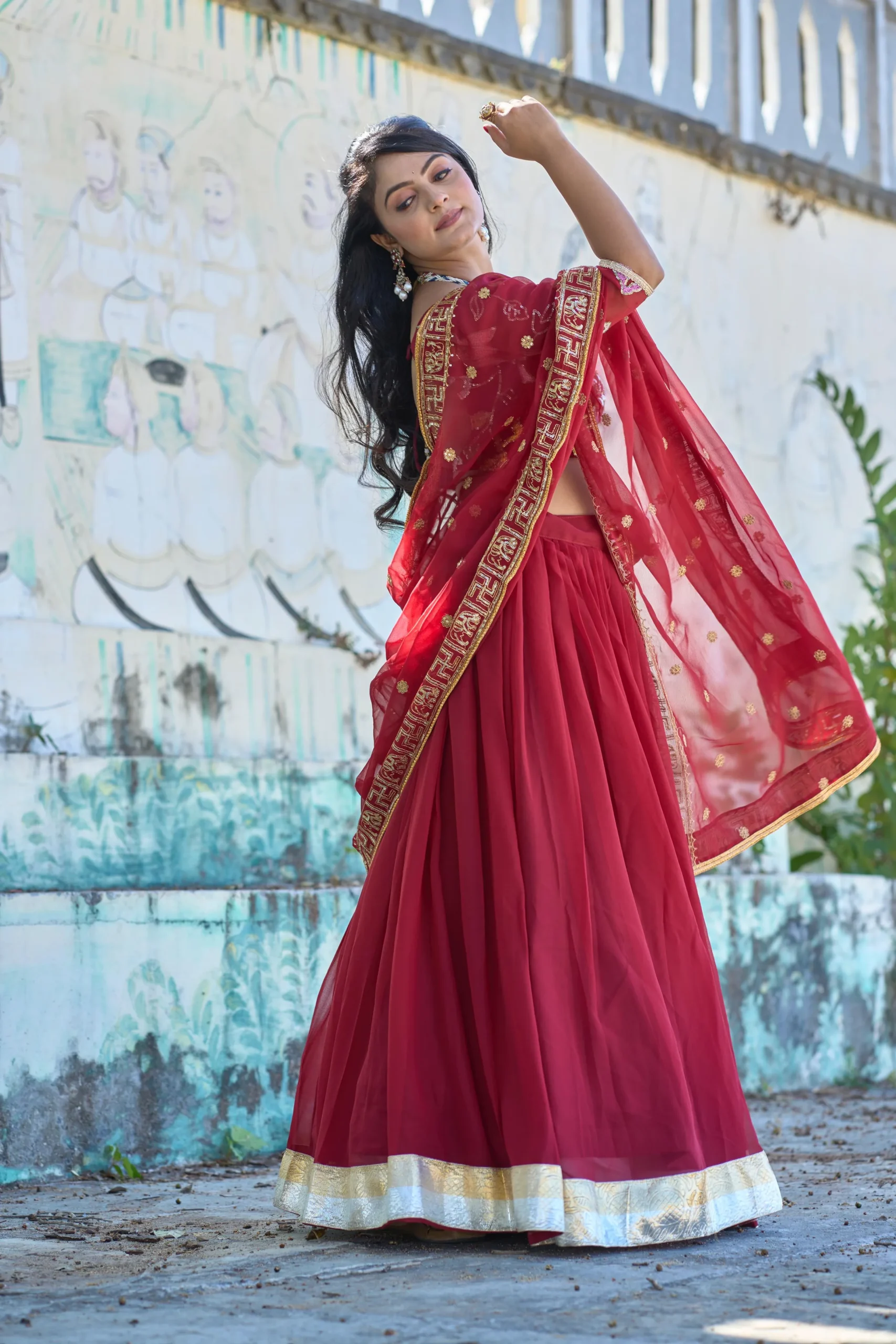 Classical Lehenga Collection Maroon Wedding Lehenga