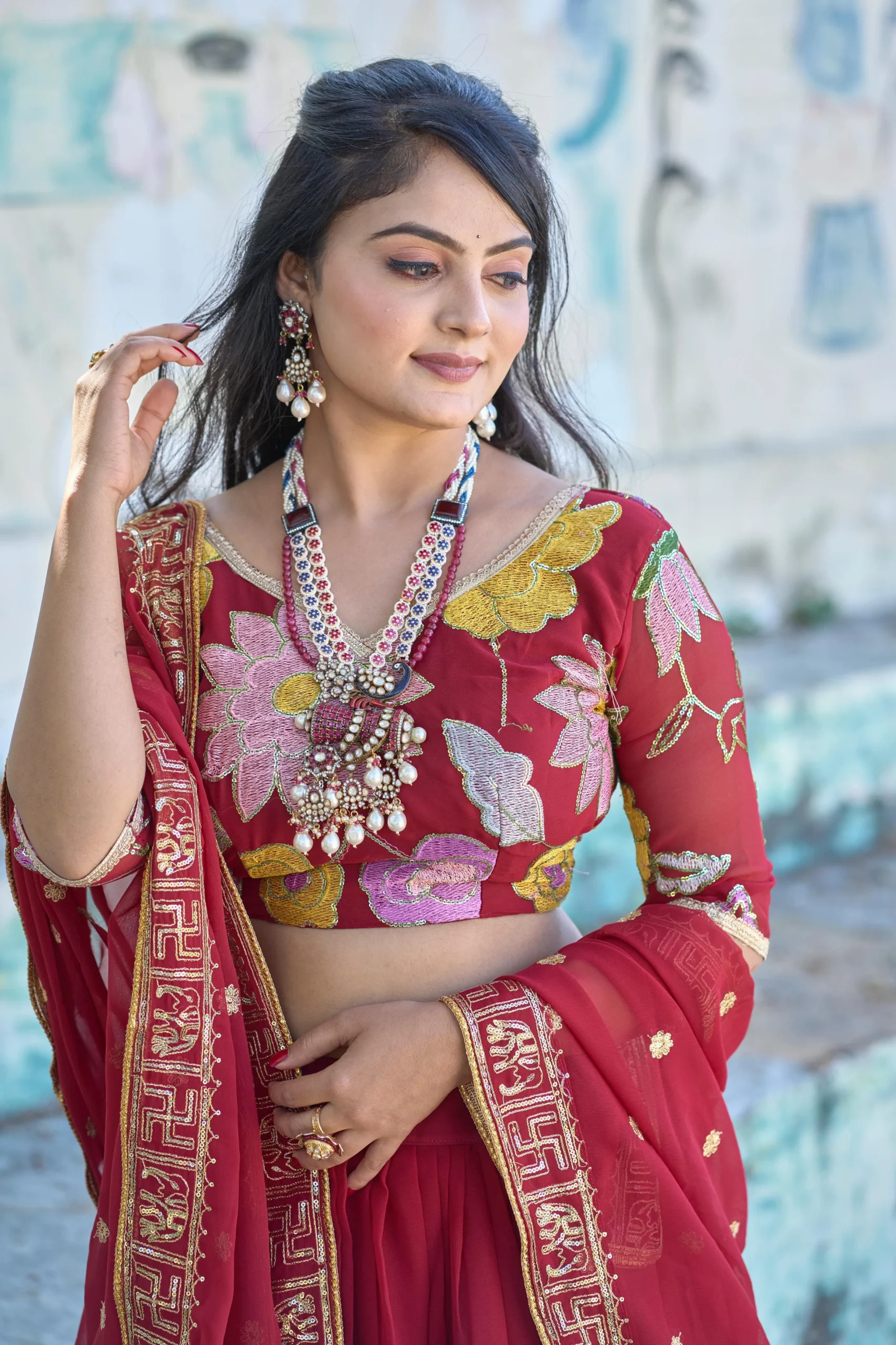 Classical Lehenga Collection Maroon Wedding Lehenga