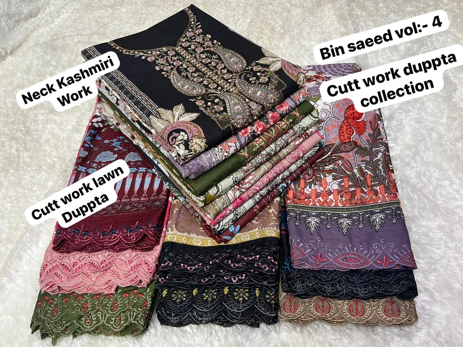 Cut Work Cotton Pakistani Suit
