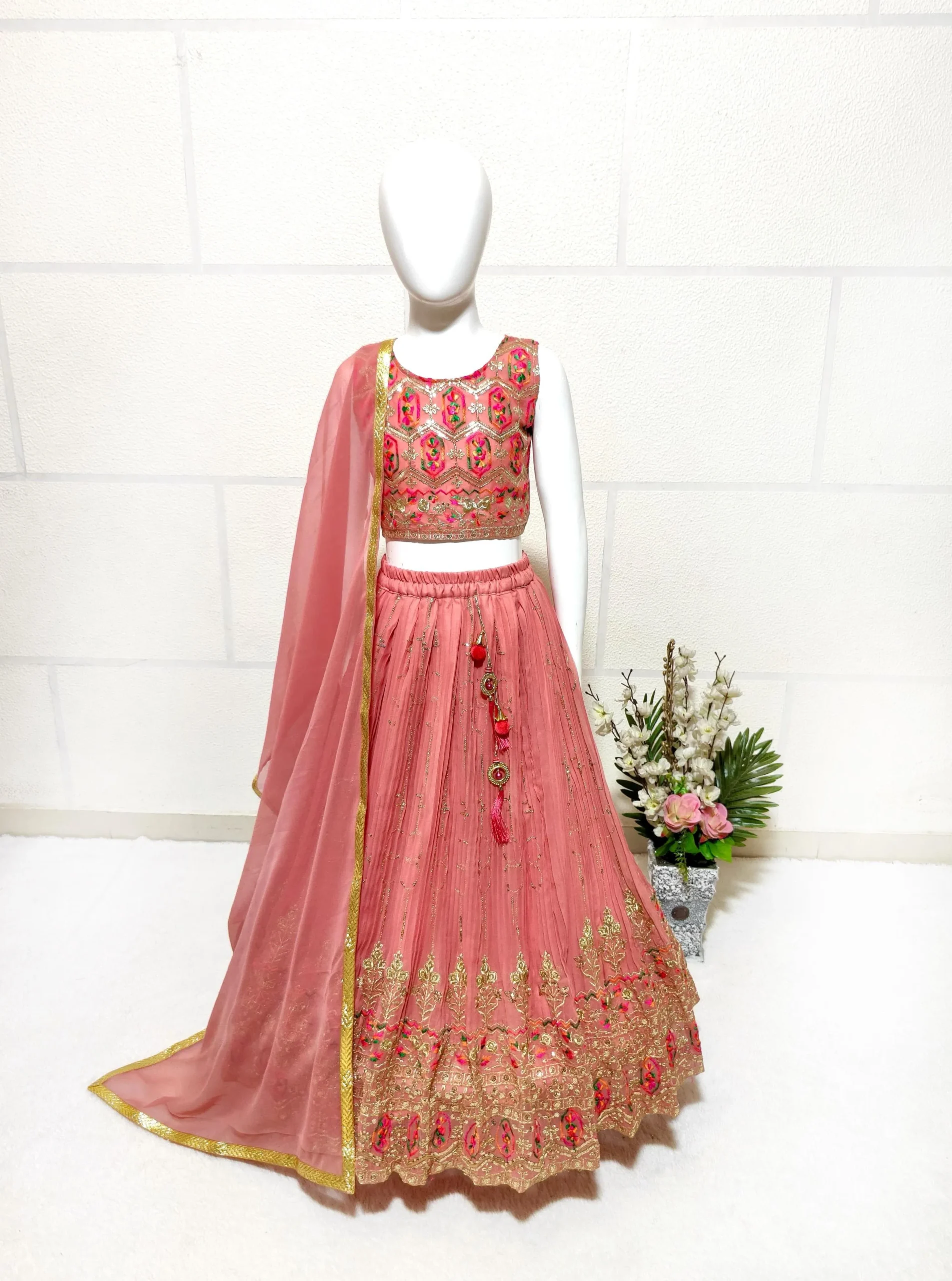 Designer Kids Lehenga Choli For Wedding