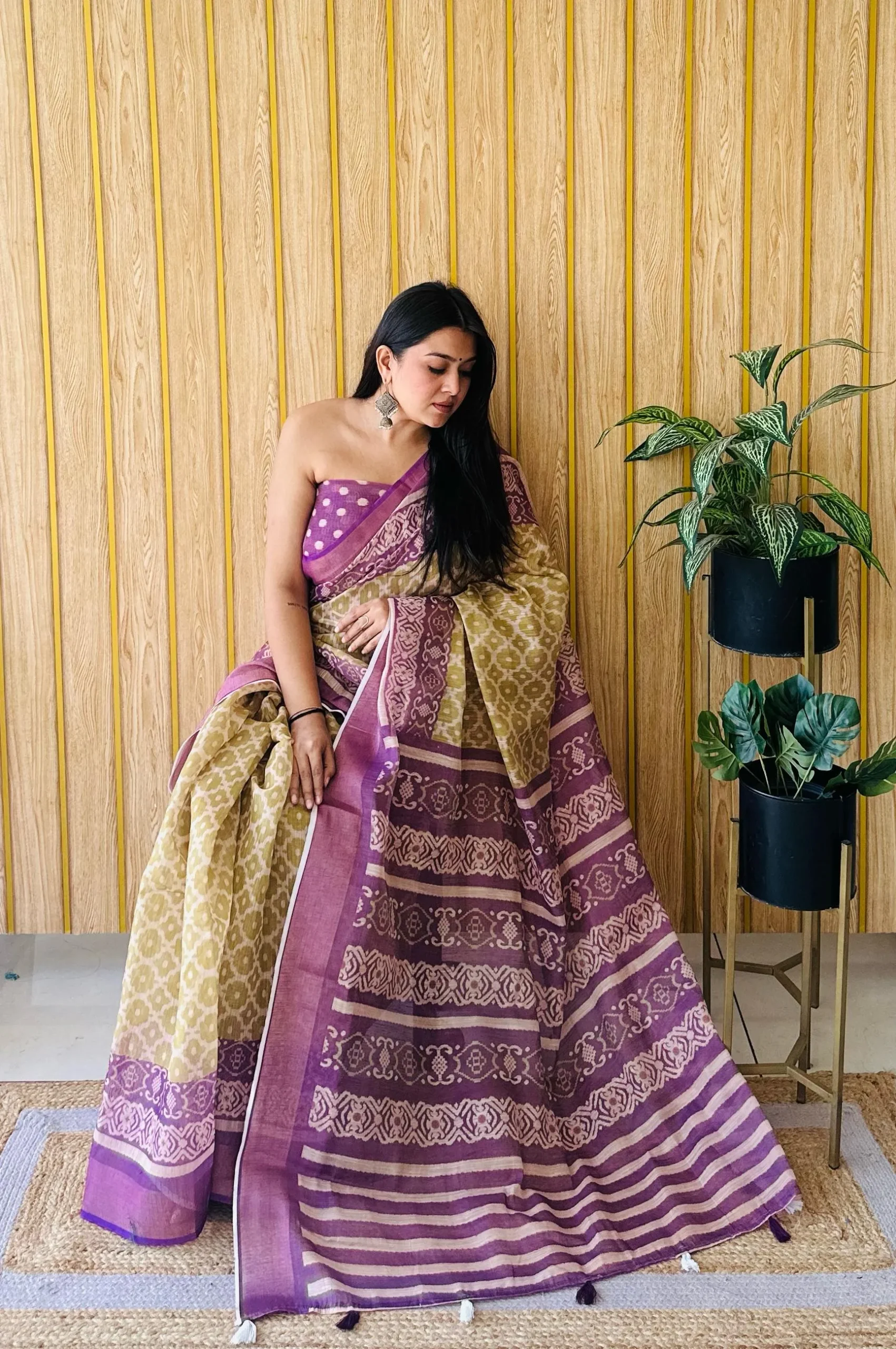 Digital Printed Silk Sarees For Festival