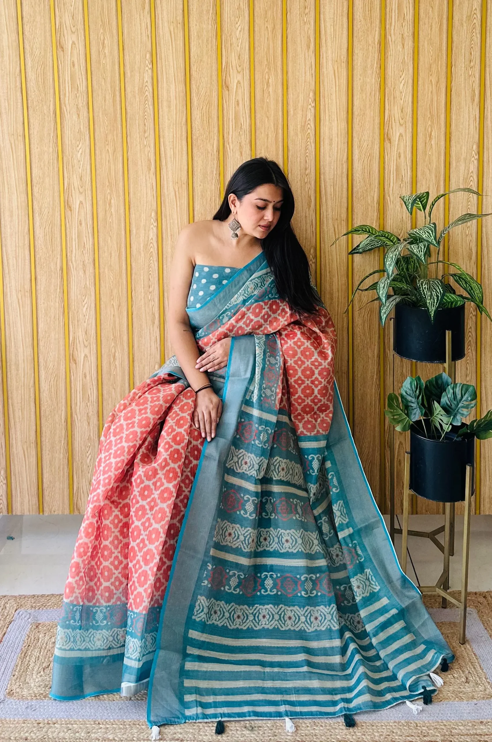 Digital Printed Silk Sarees For Festival