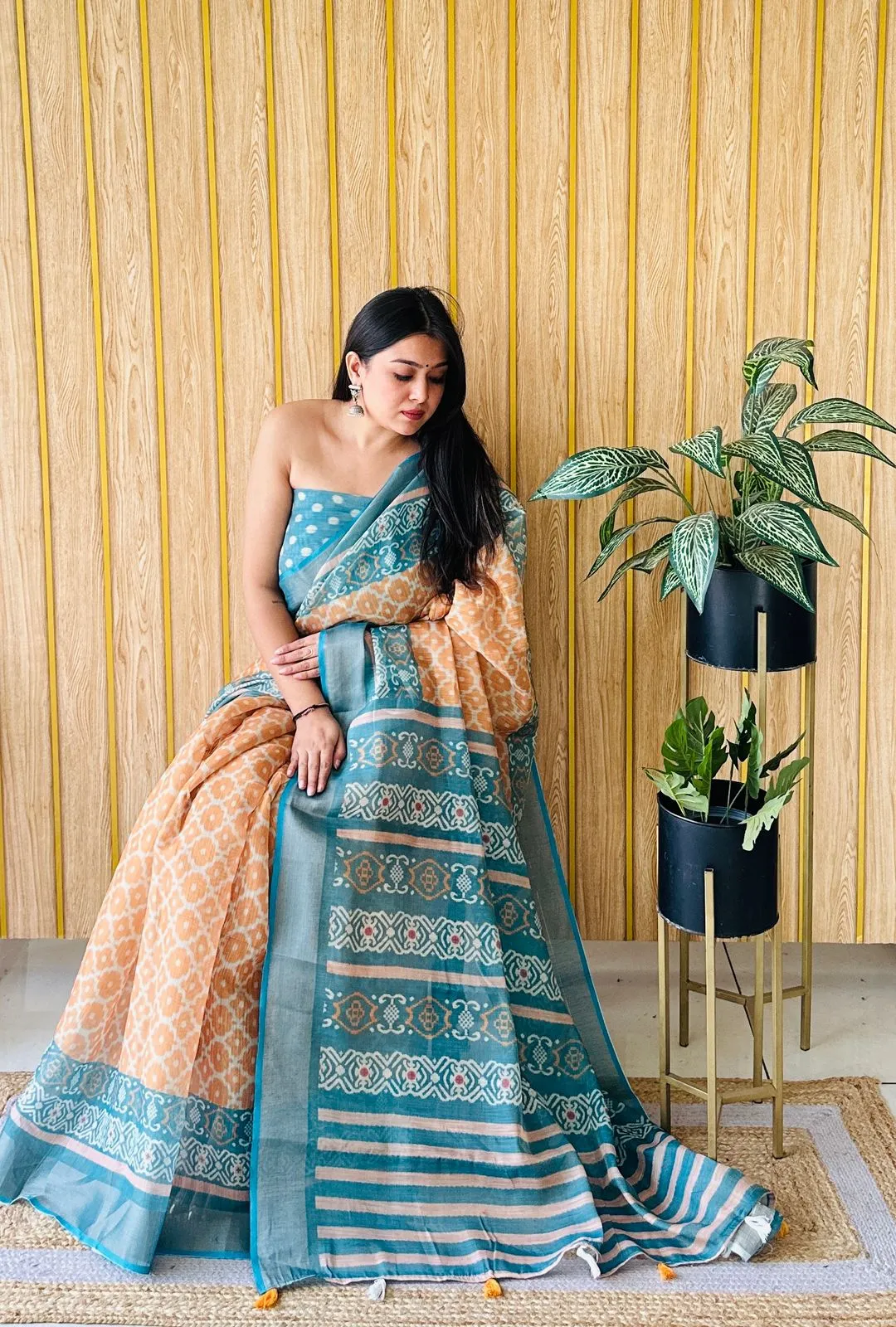 Digital Printed Silk Sarees For Festival
