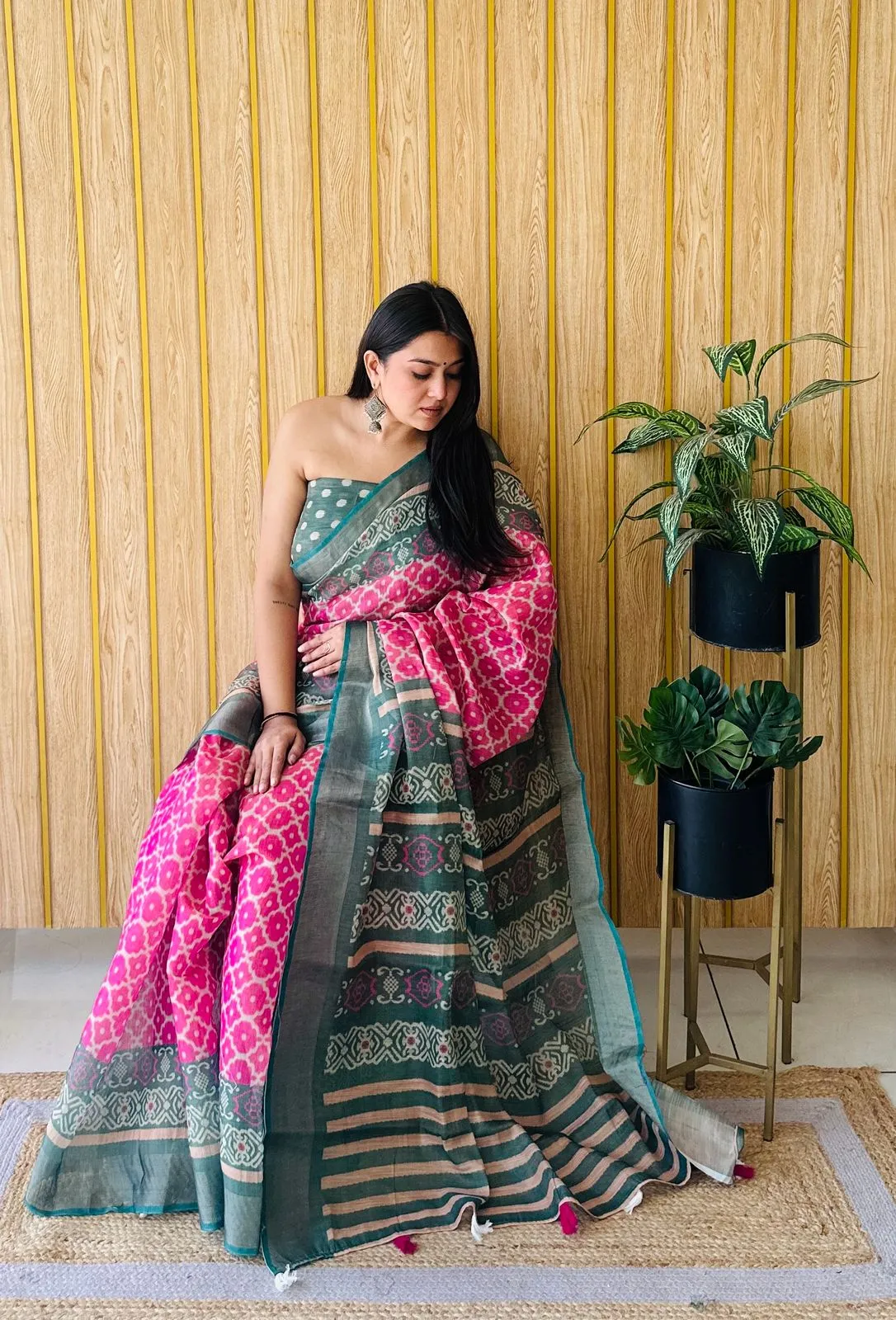 Digital Printed Silk Sarees For Festival