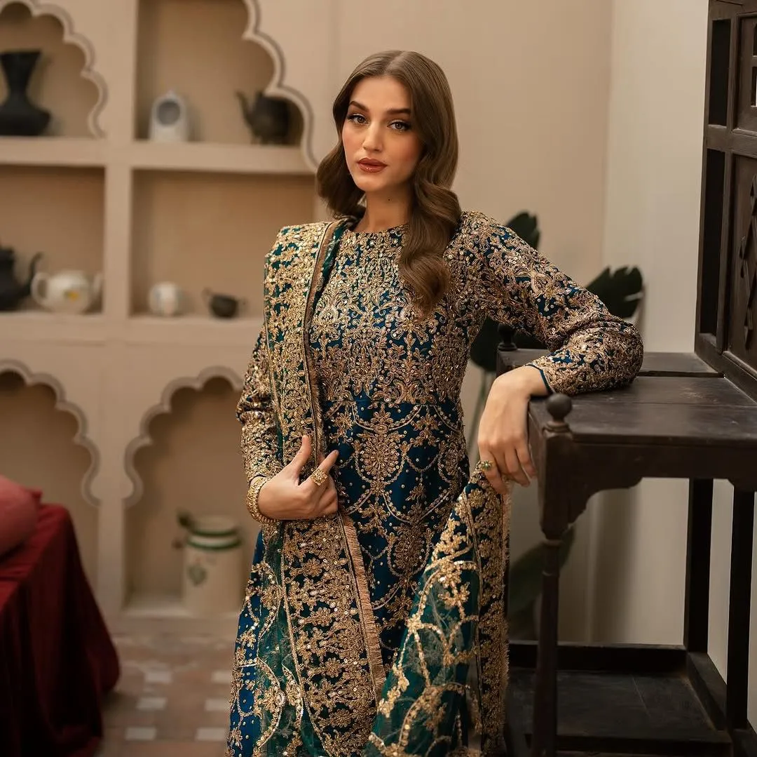 Eid Special Designer Party Wear Straight Suit