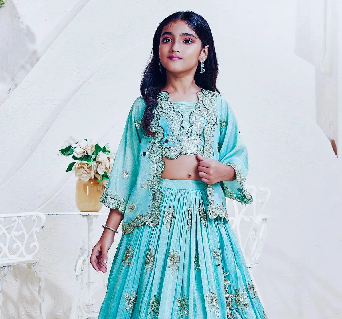 Festive Season Special Stitched Lehenga-Blouse-Coati Kids Wear