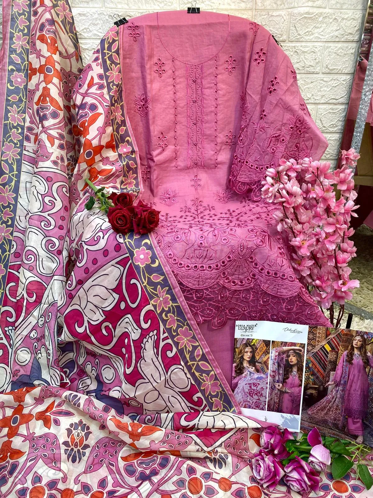 Festive Wear Lawn Pakistani Suit