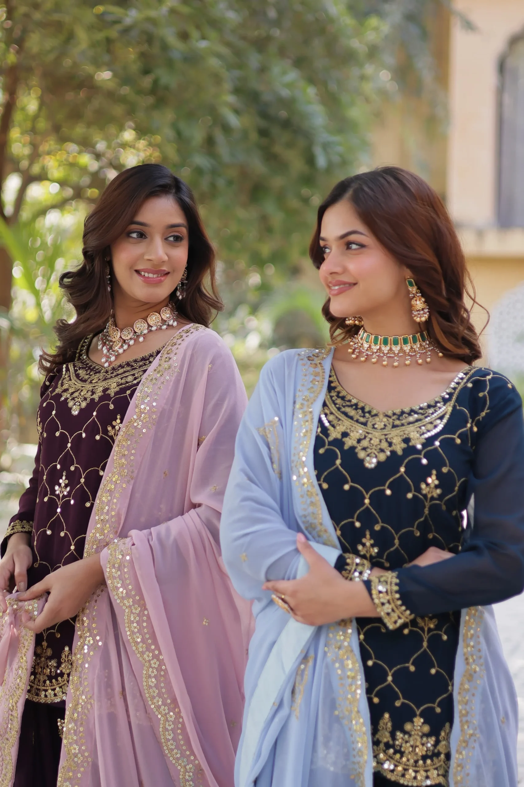 Festive Wear Readymade Sharara Suit