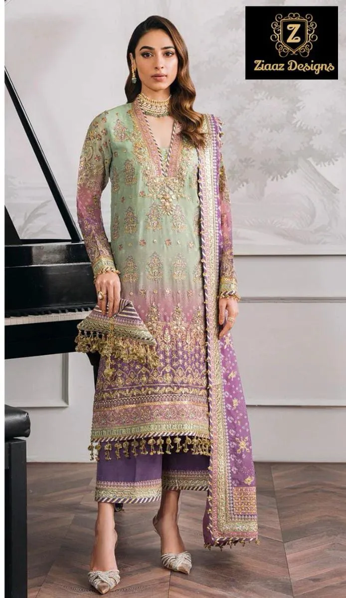 Georgette Pakistani Suit For Girls