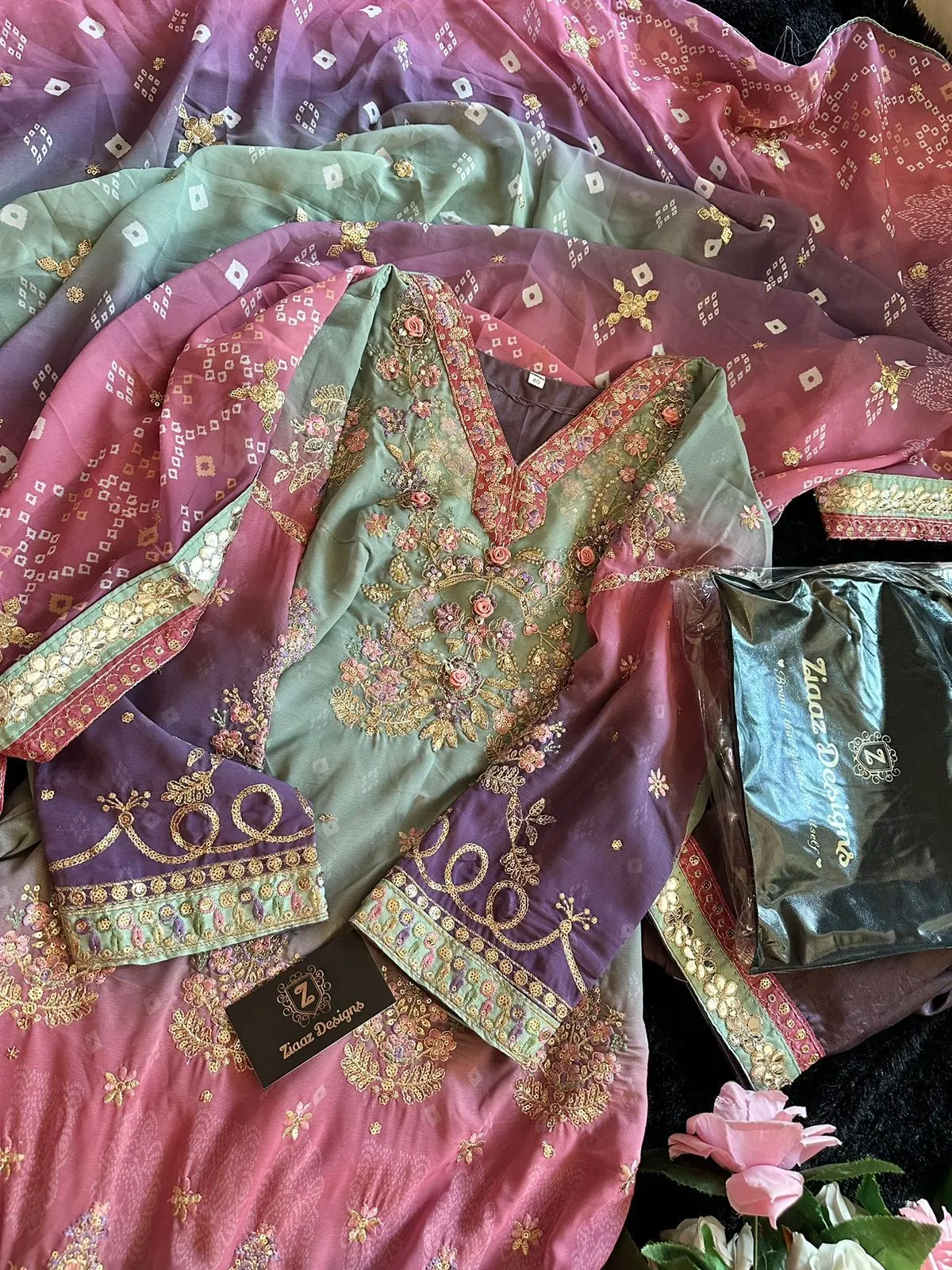 Georgette Pakistani Suit For Girls