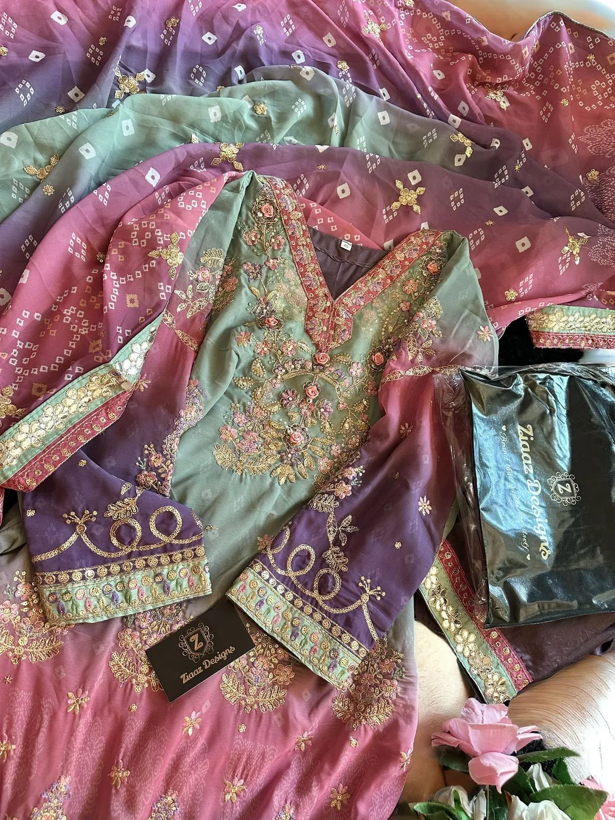 Georgette Pakistani Suit For Girls