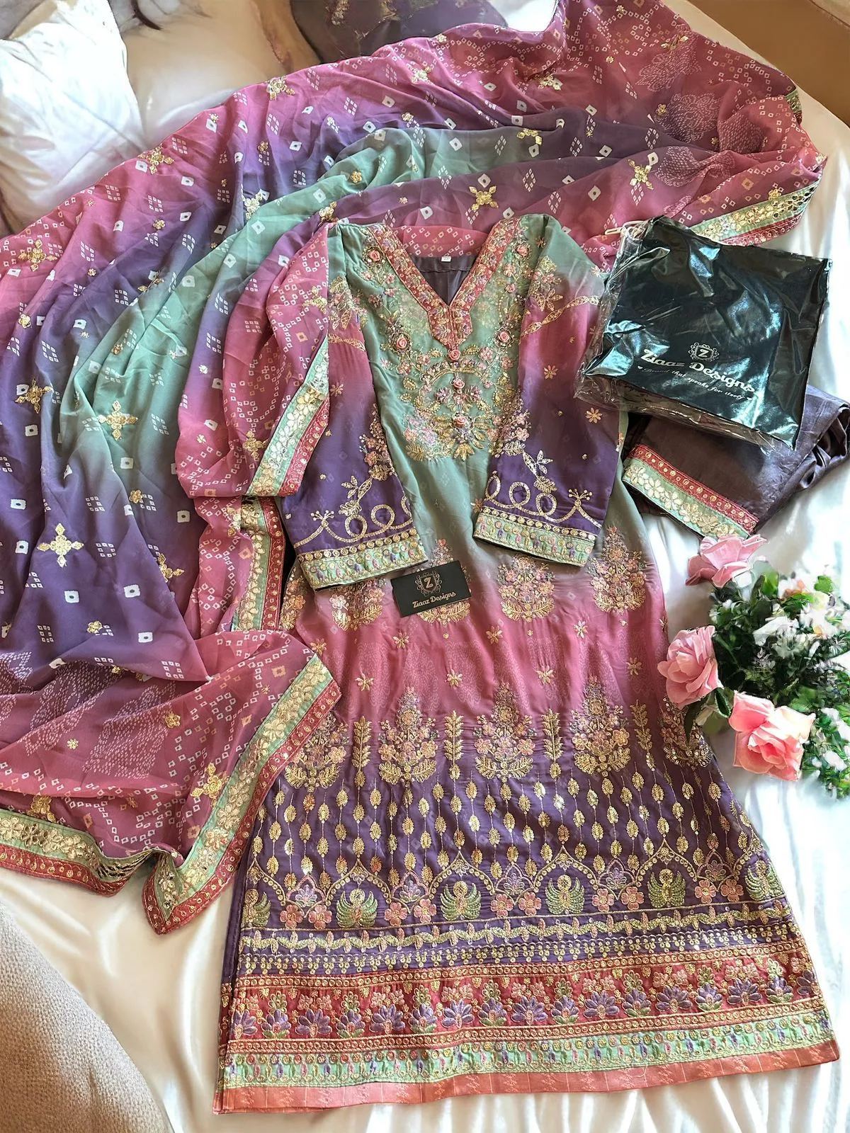 Georgette Pakistani Suit For Girls