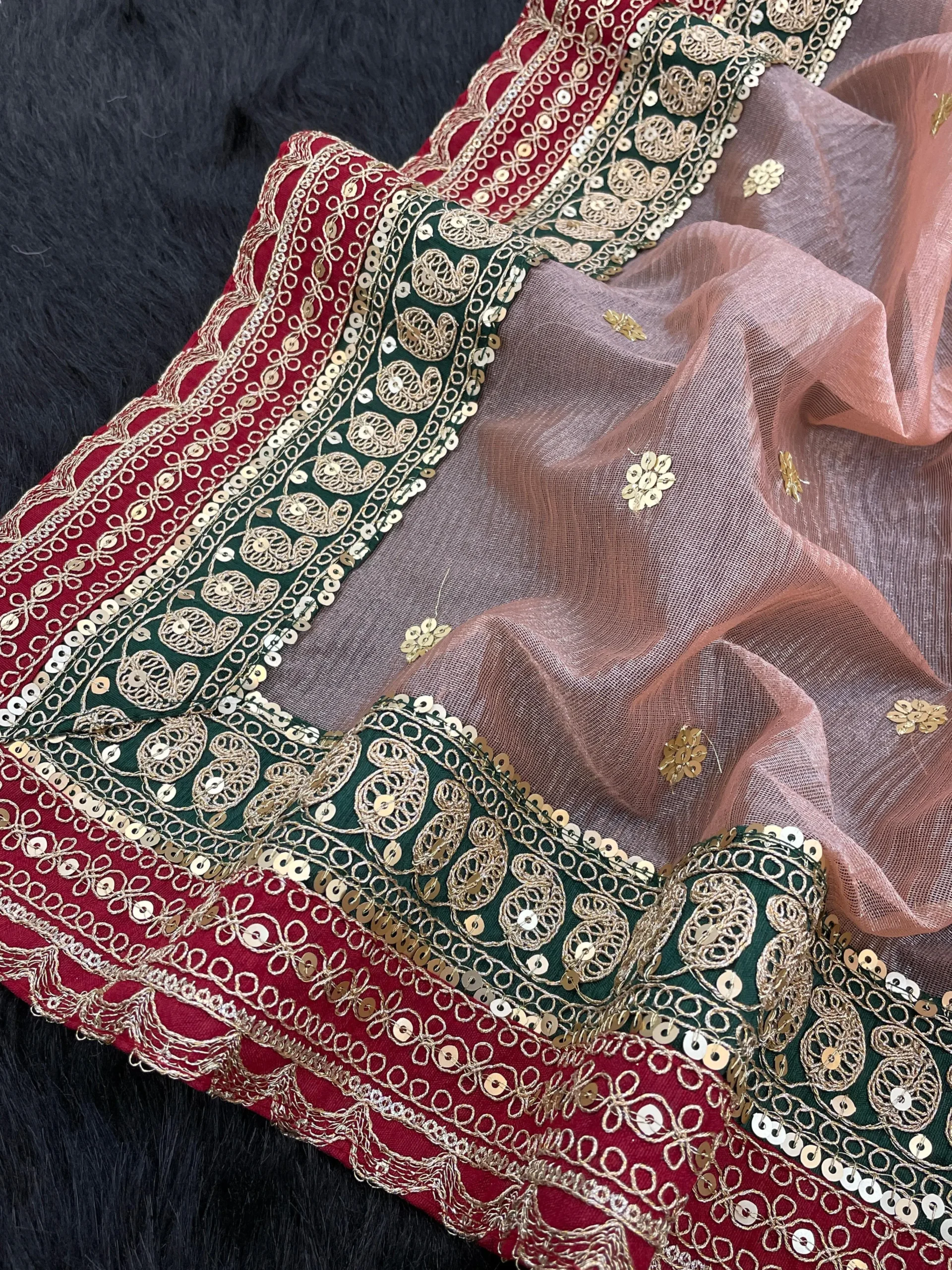 Heavy Embroidery Party Wear Saree For Women