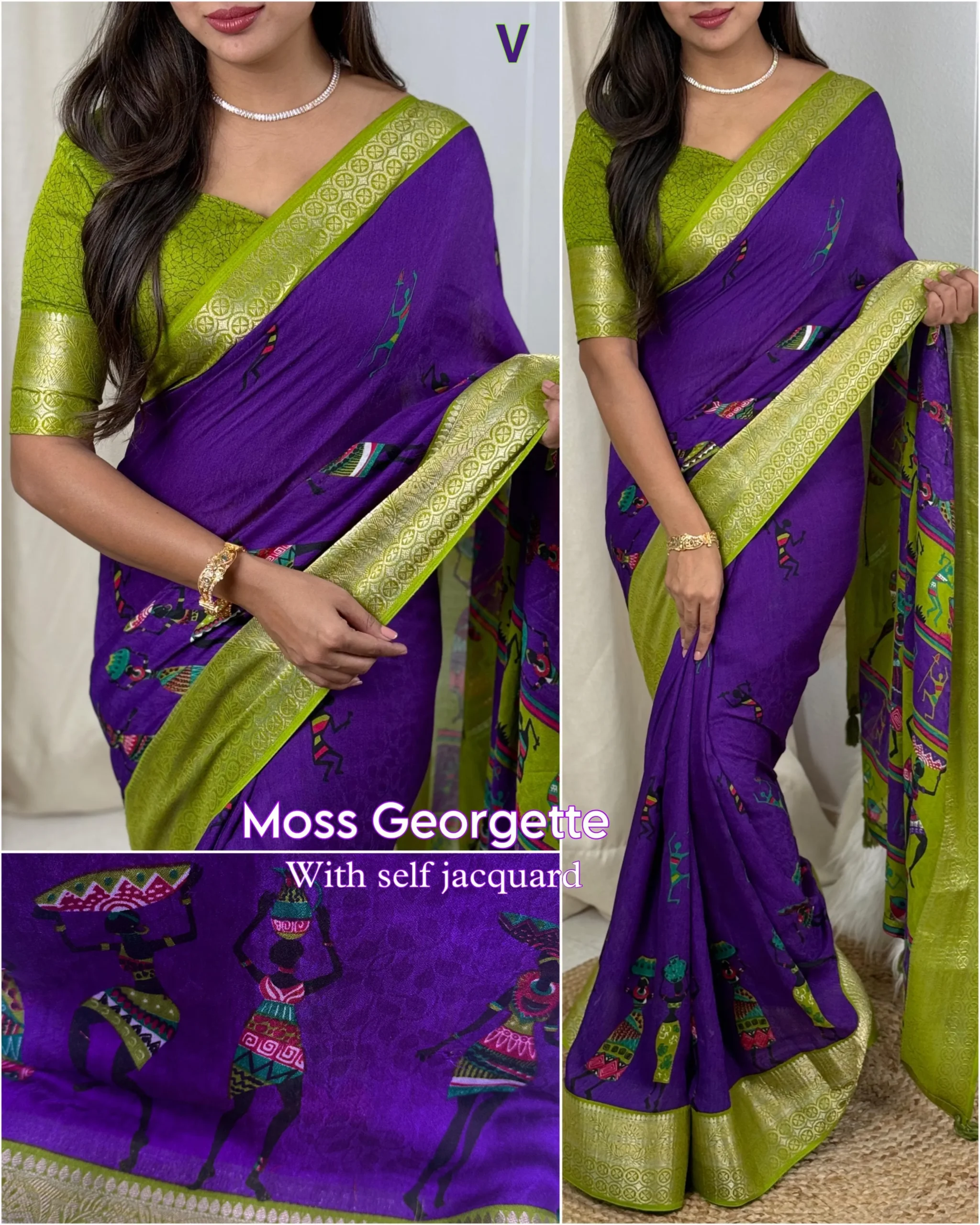 Kalamkari Print Saree Design