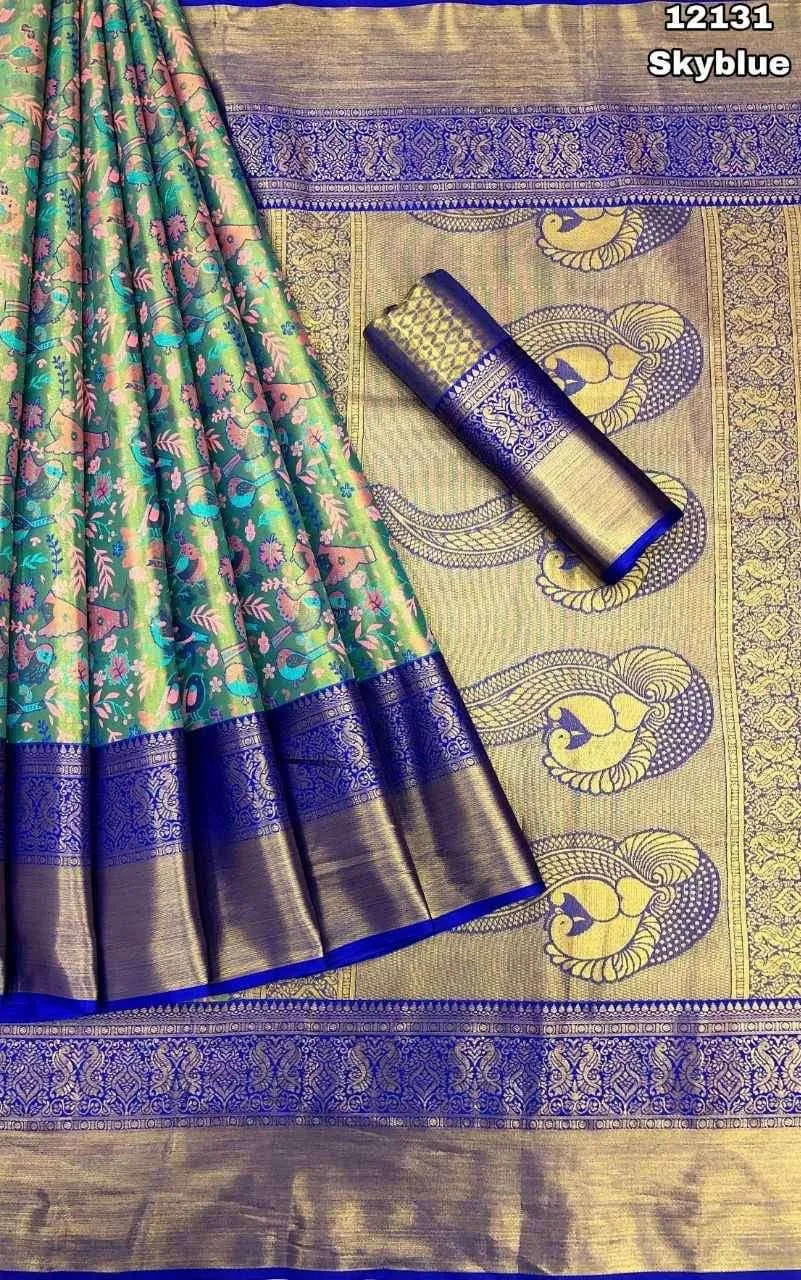 Kanjivaram Pattu Silk Saree For Wedding