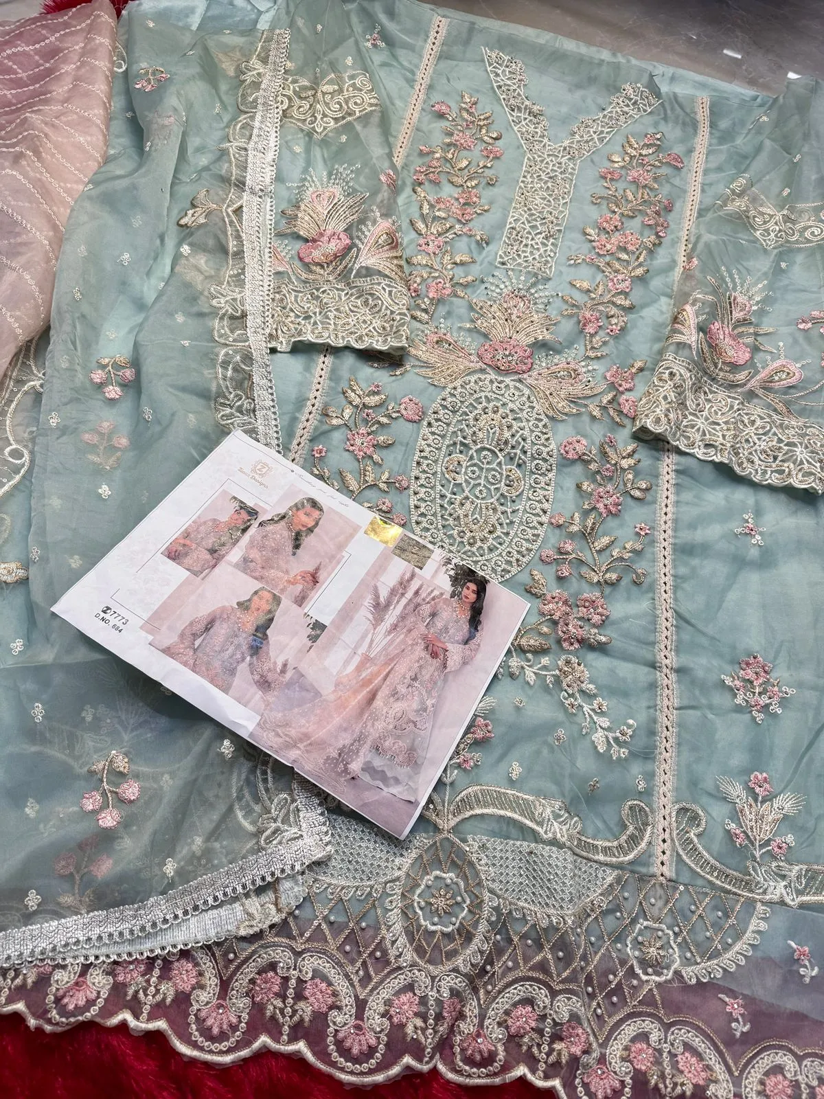Long Pakistani Dress For Ramzan Eid
