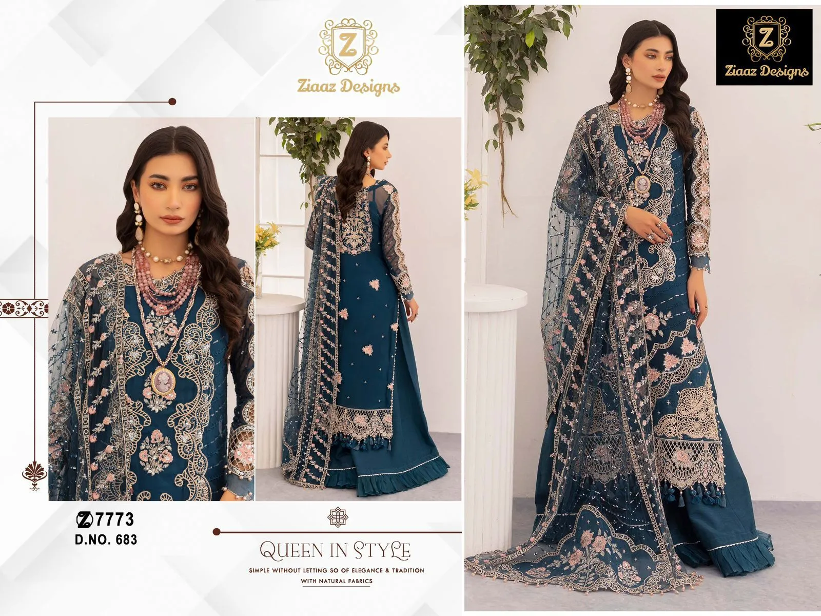 Long Pakistani Dress For Ramzan Eid