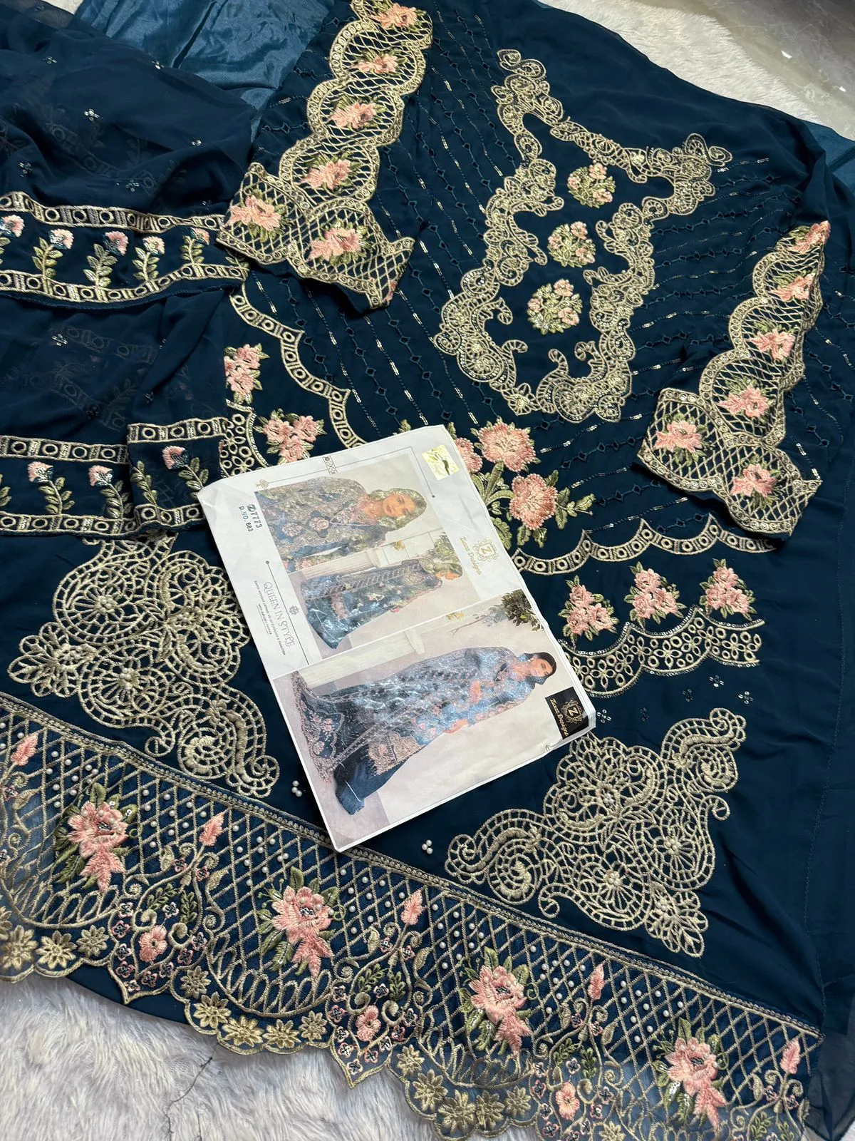 Long Pakistani Dress For Ramzan Eid