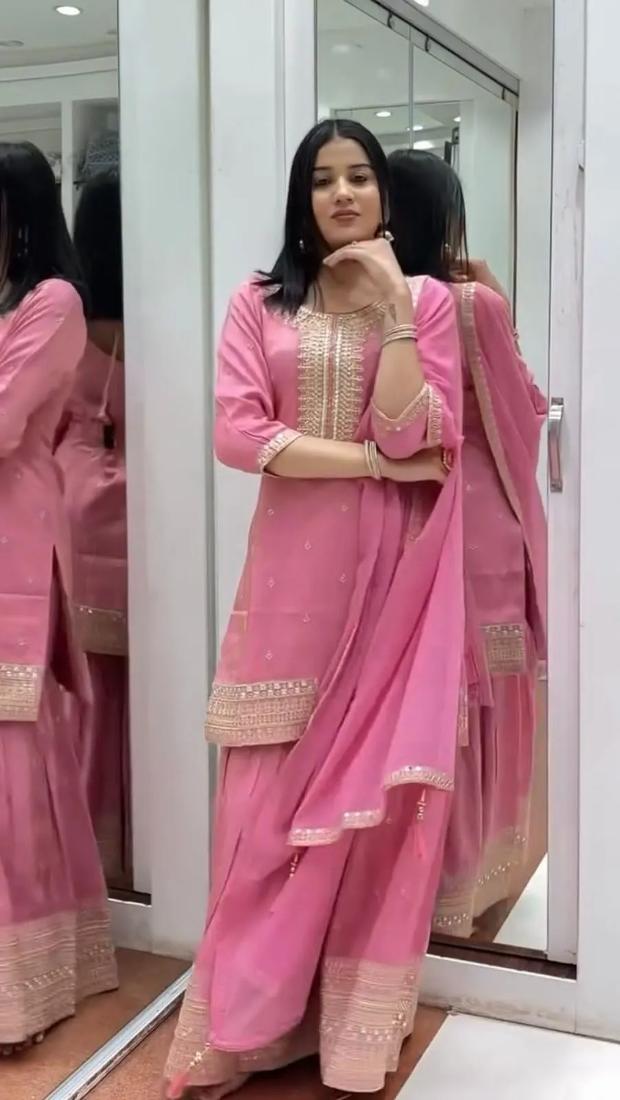 New Wedding Wear Sharara Suit