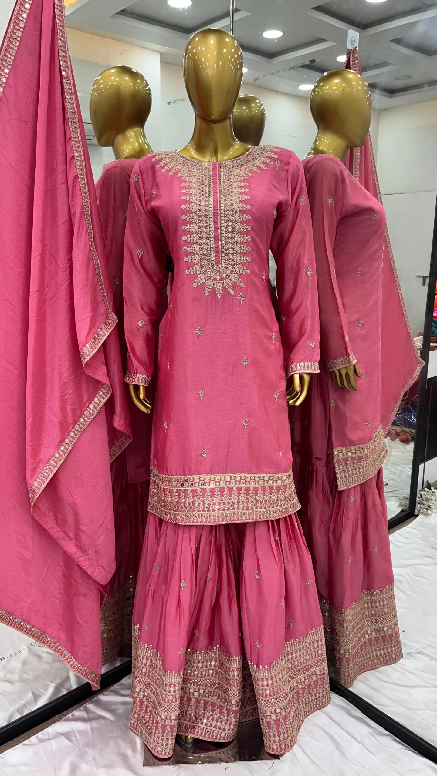 New Wedding Wear Sharara Suit
