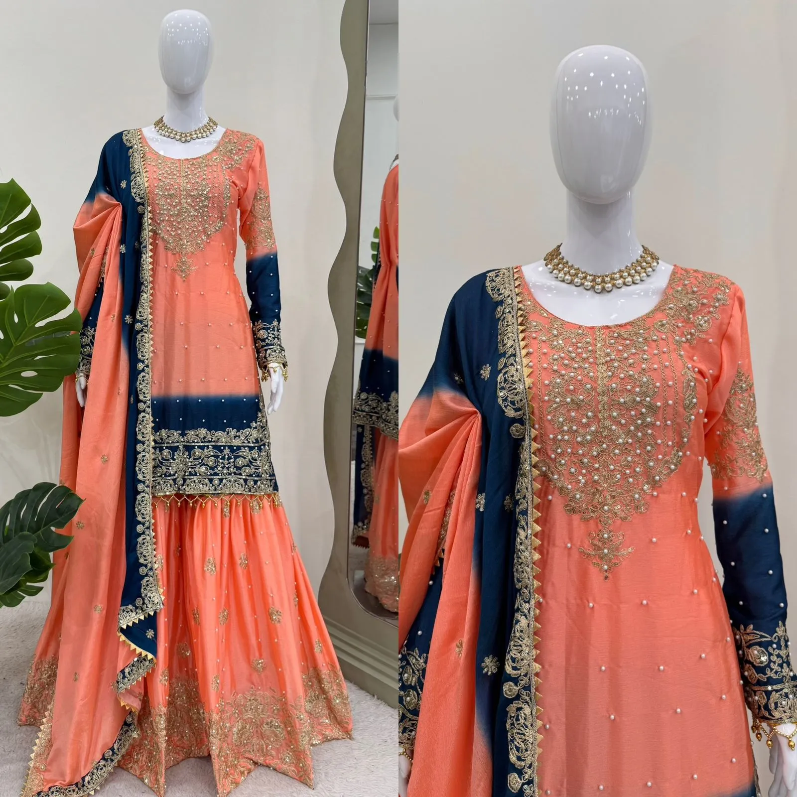 Pakistani Plazzo Salwar Suit For Ramzan Eid