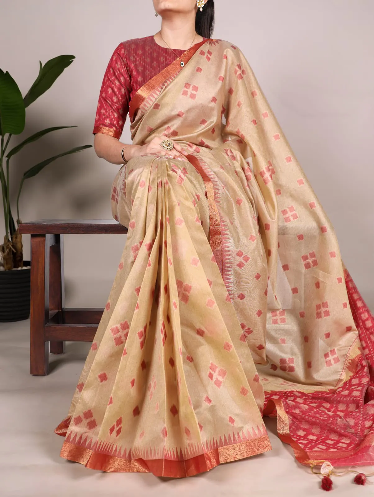 Patola Printed Silk Wedding Saree