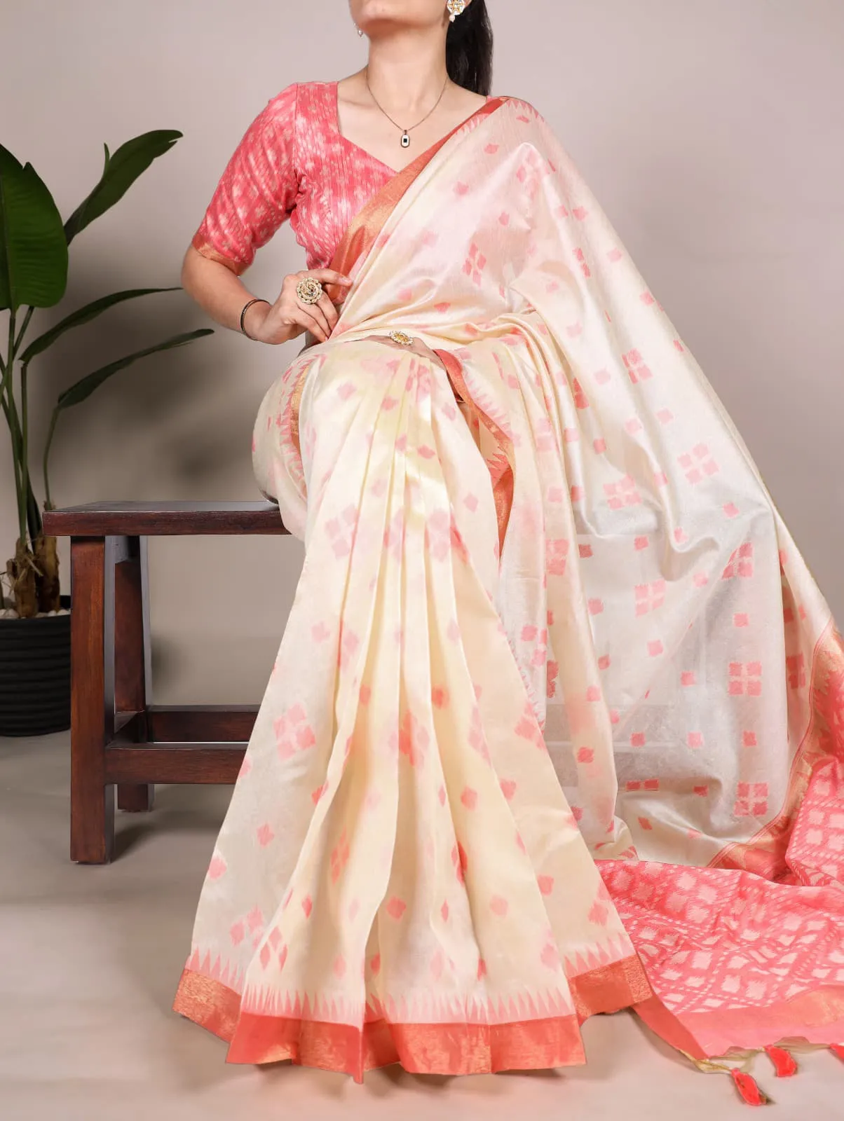 Patola Printed Silk Wedding Saree