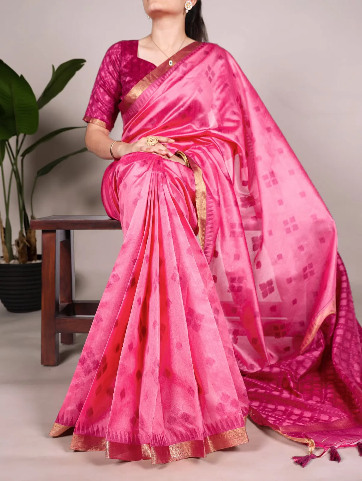 Patola Printed Silk Wedding Saree