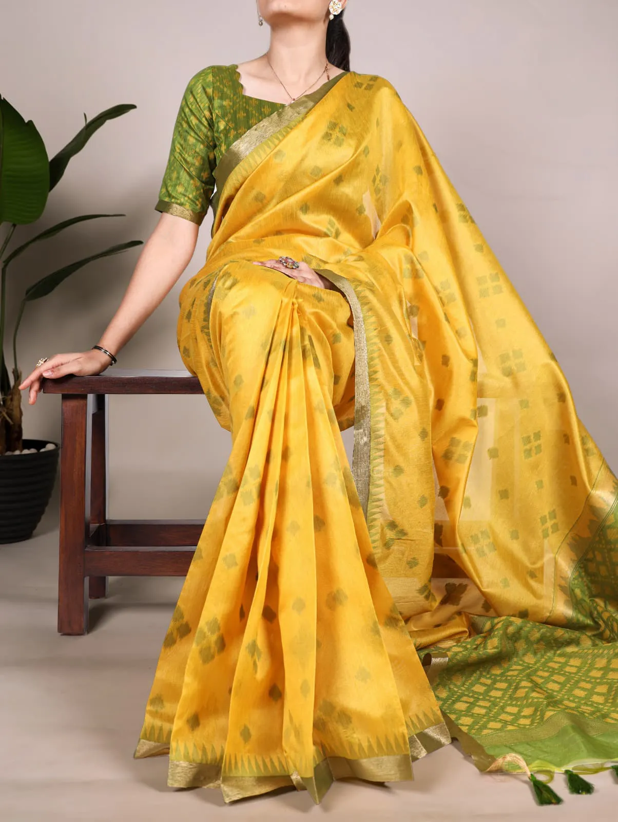Patola Printed Silk Wedding Saree