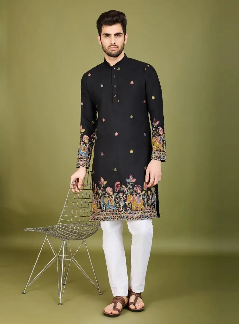 Premium Mens Embroidery Kurta
