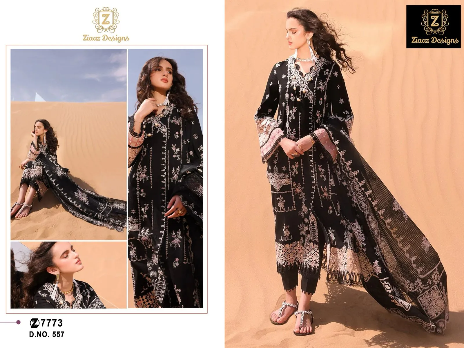 Pure Cotton Embroidery Suit For Eid
