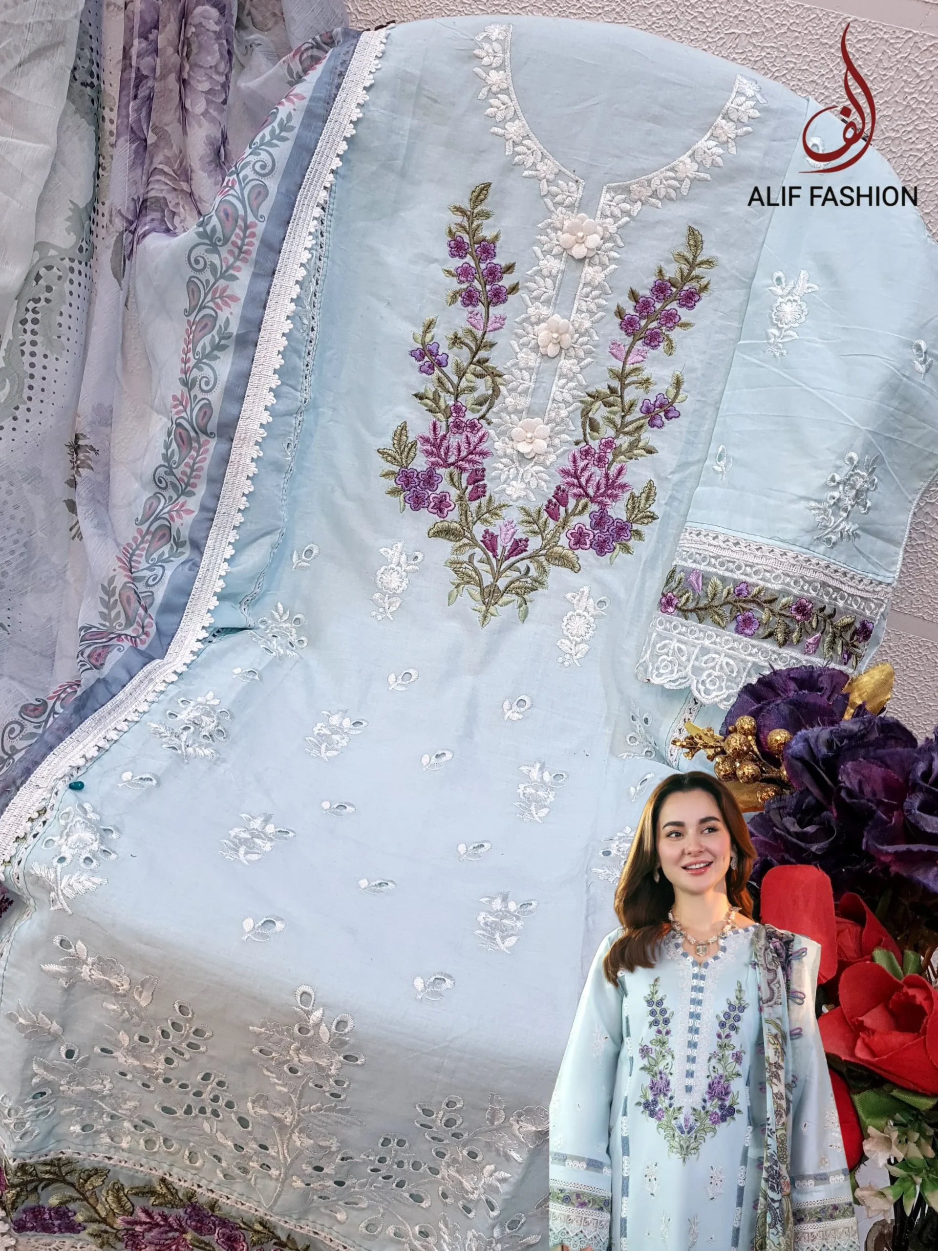 Pure Cotton Pakistani Suit For Girls