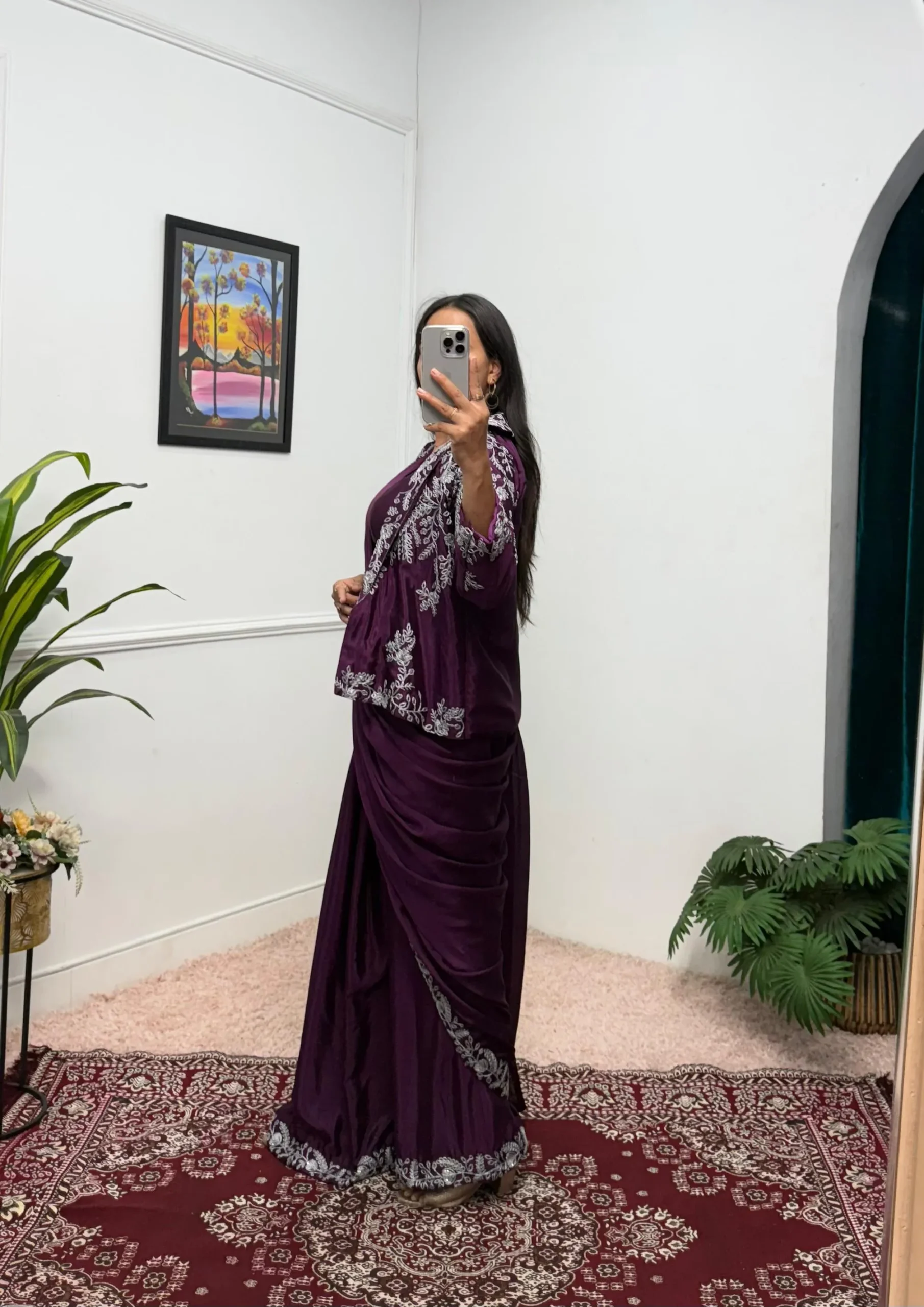 Ready To Wear Saree With Jacket For Wedding