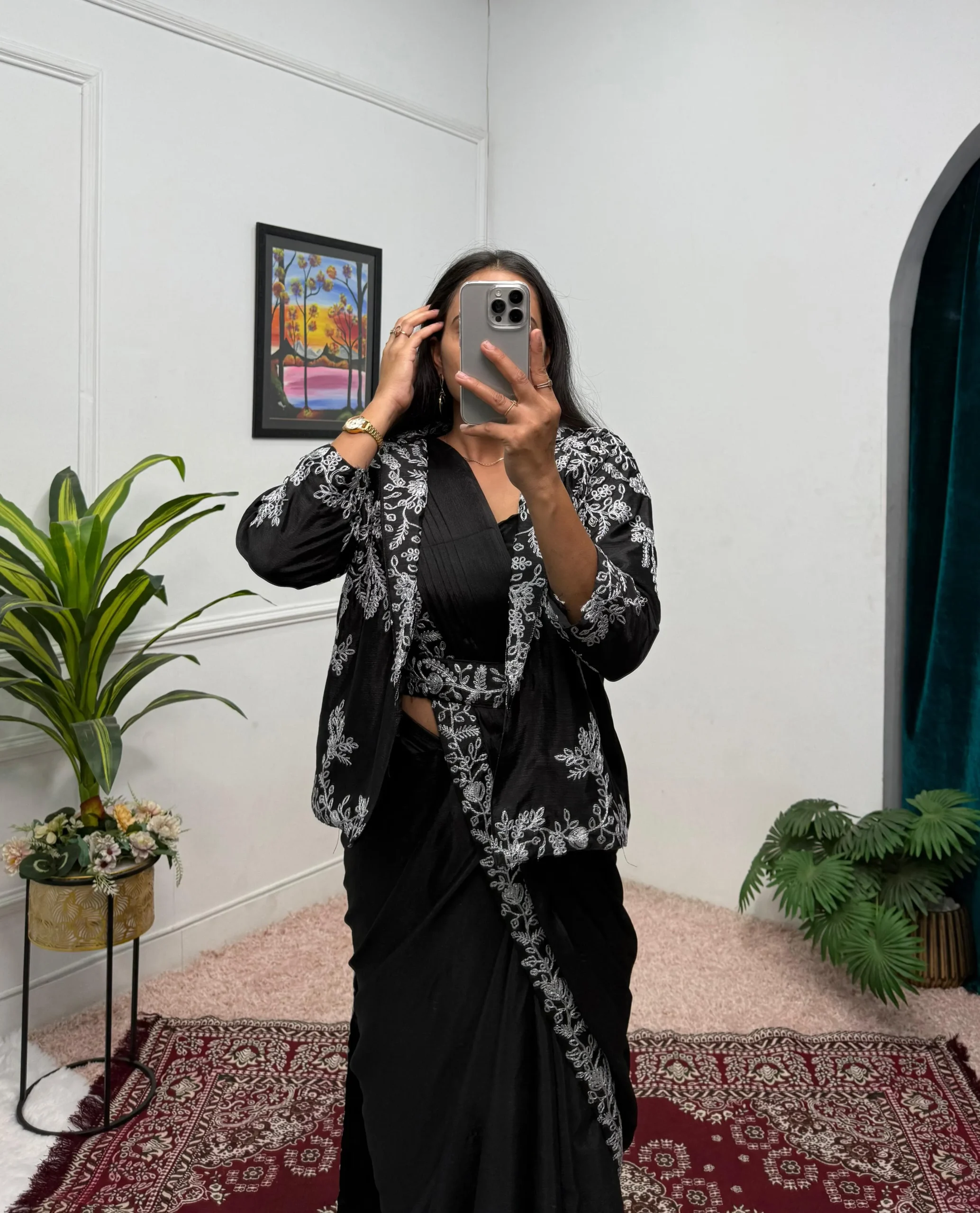 Ready To Wear Saree With Jacket For Wedding