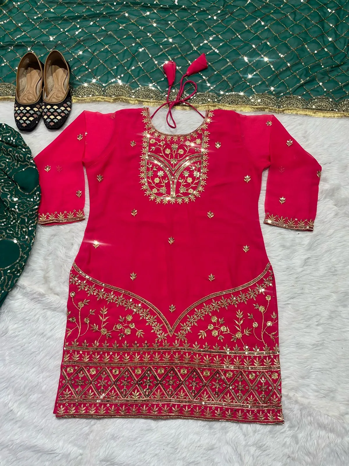Readymade Patiala Dhoti Salwar Suit For Wedding