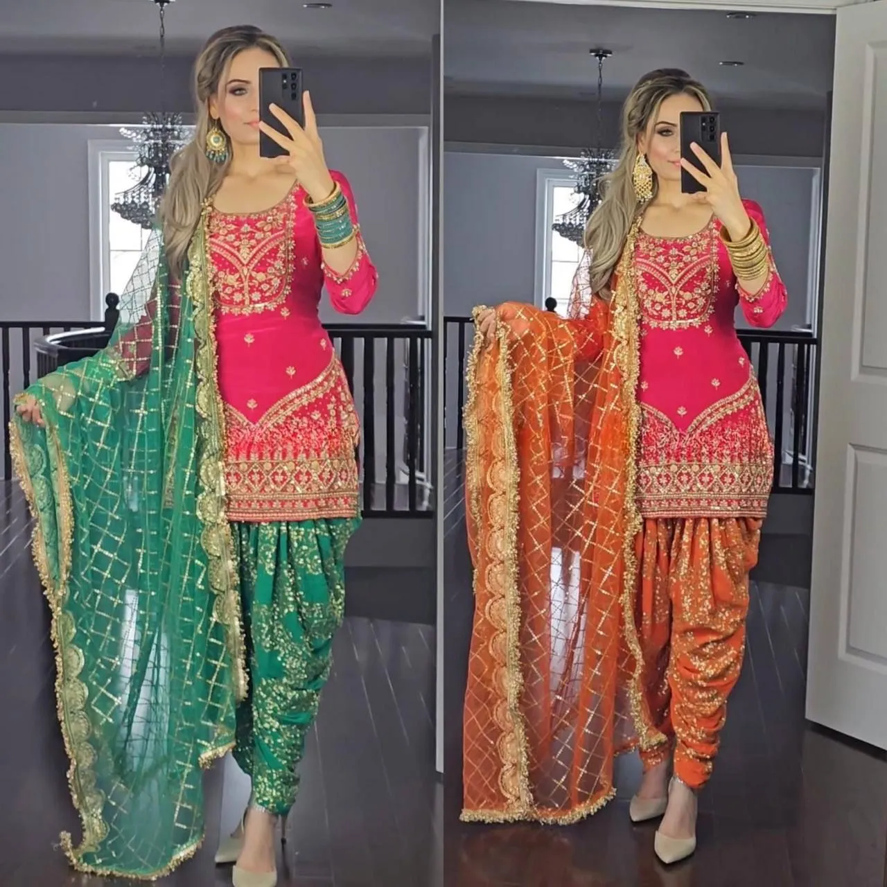 Readymade Patiala Dhoti Salwar Suit For Wedding