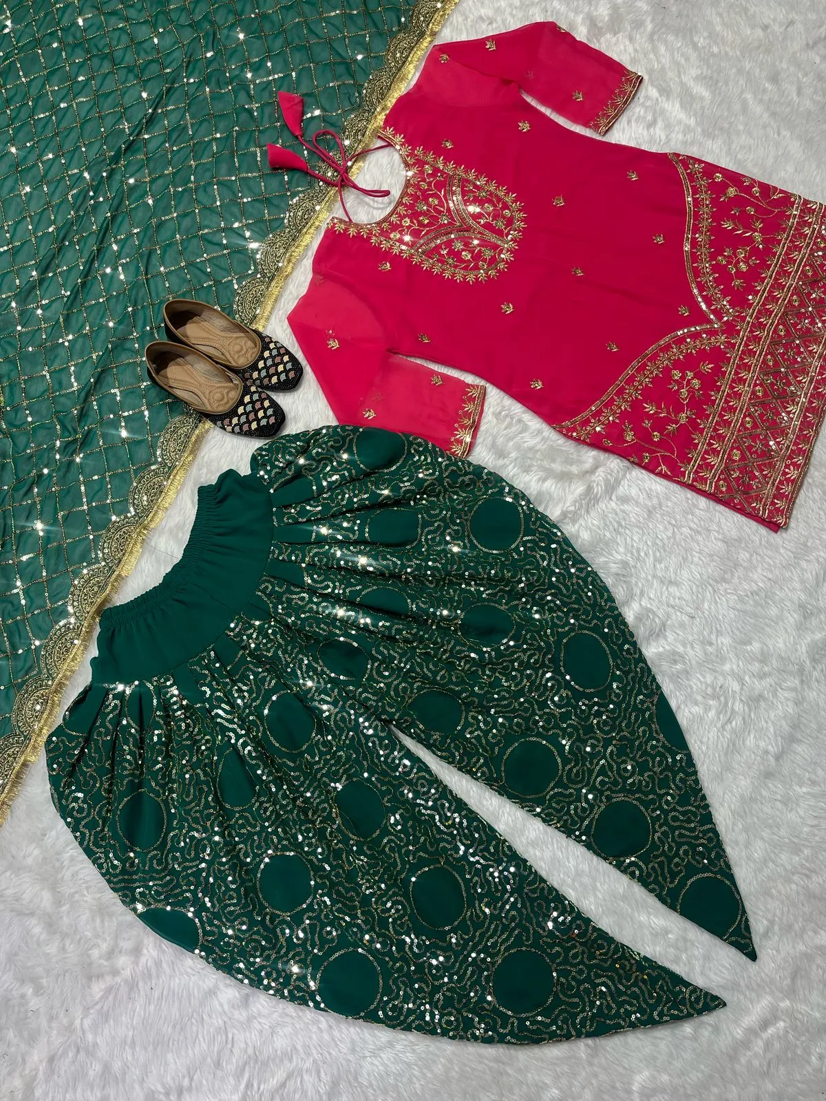 Readymade Patiala Dhoti Salwar Suit For Wedding