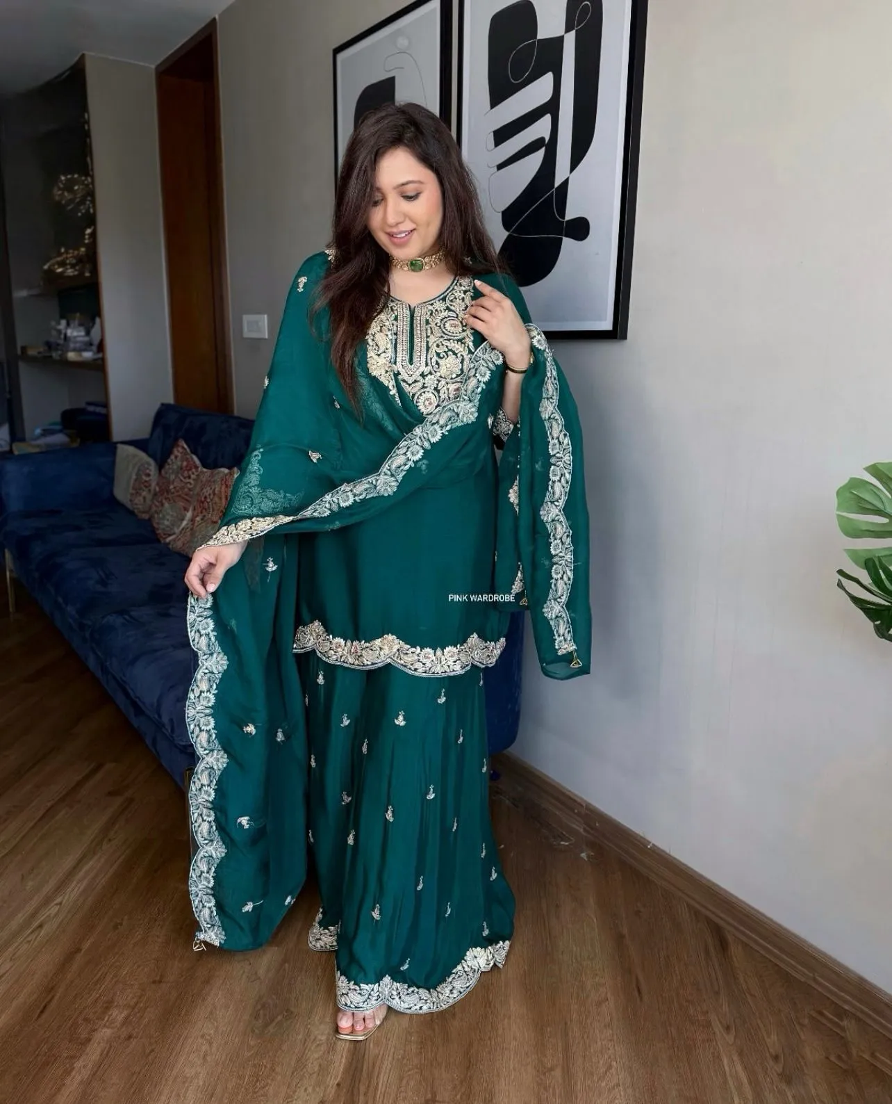 Readymade Plazzo Salwar Suit For Eid