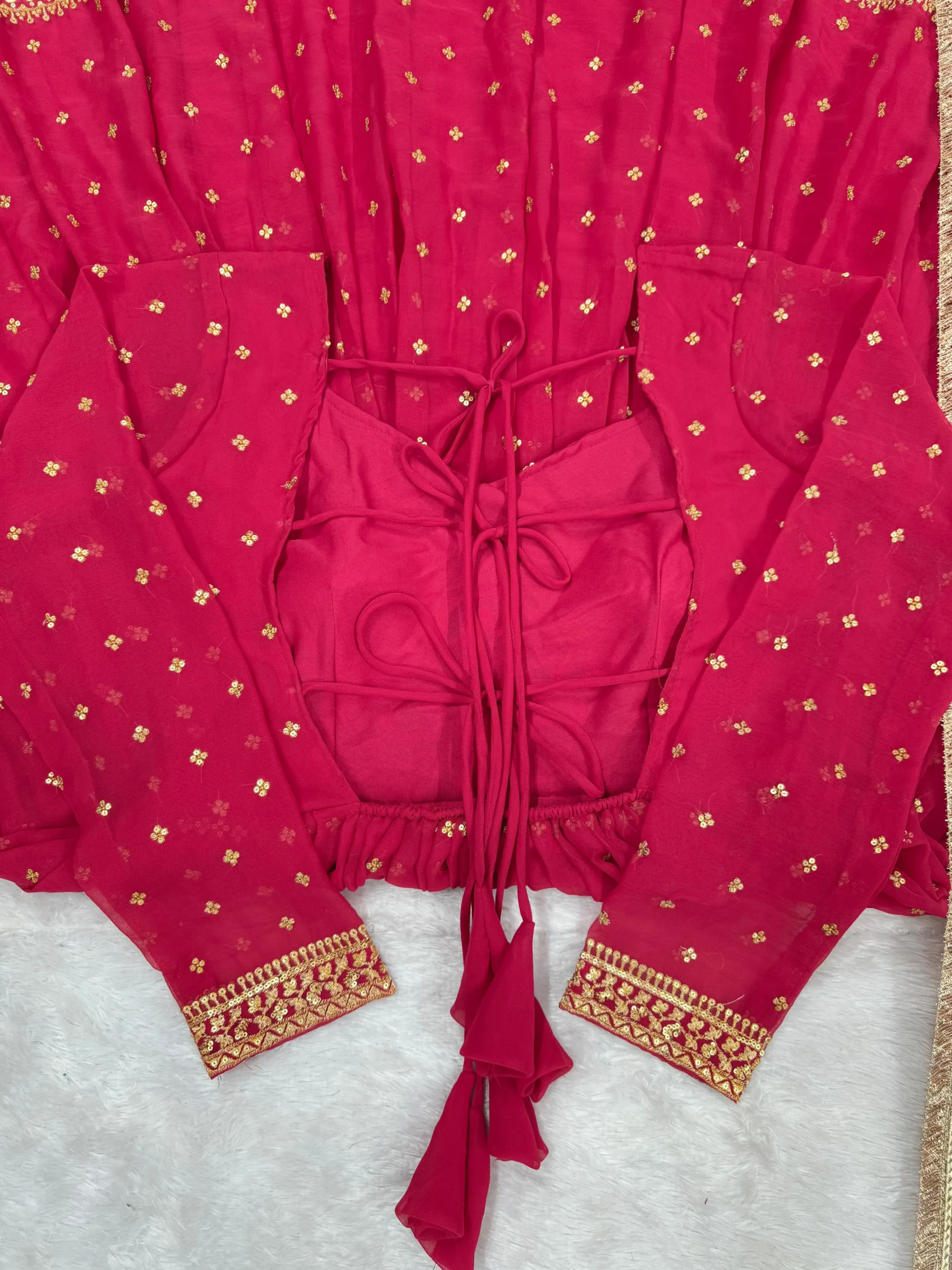 Red Anarkali Salwar Suit For Ramzan Eid