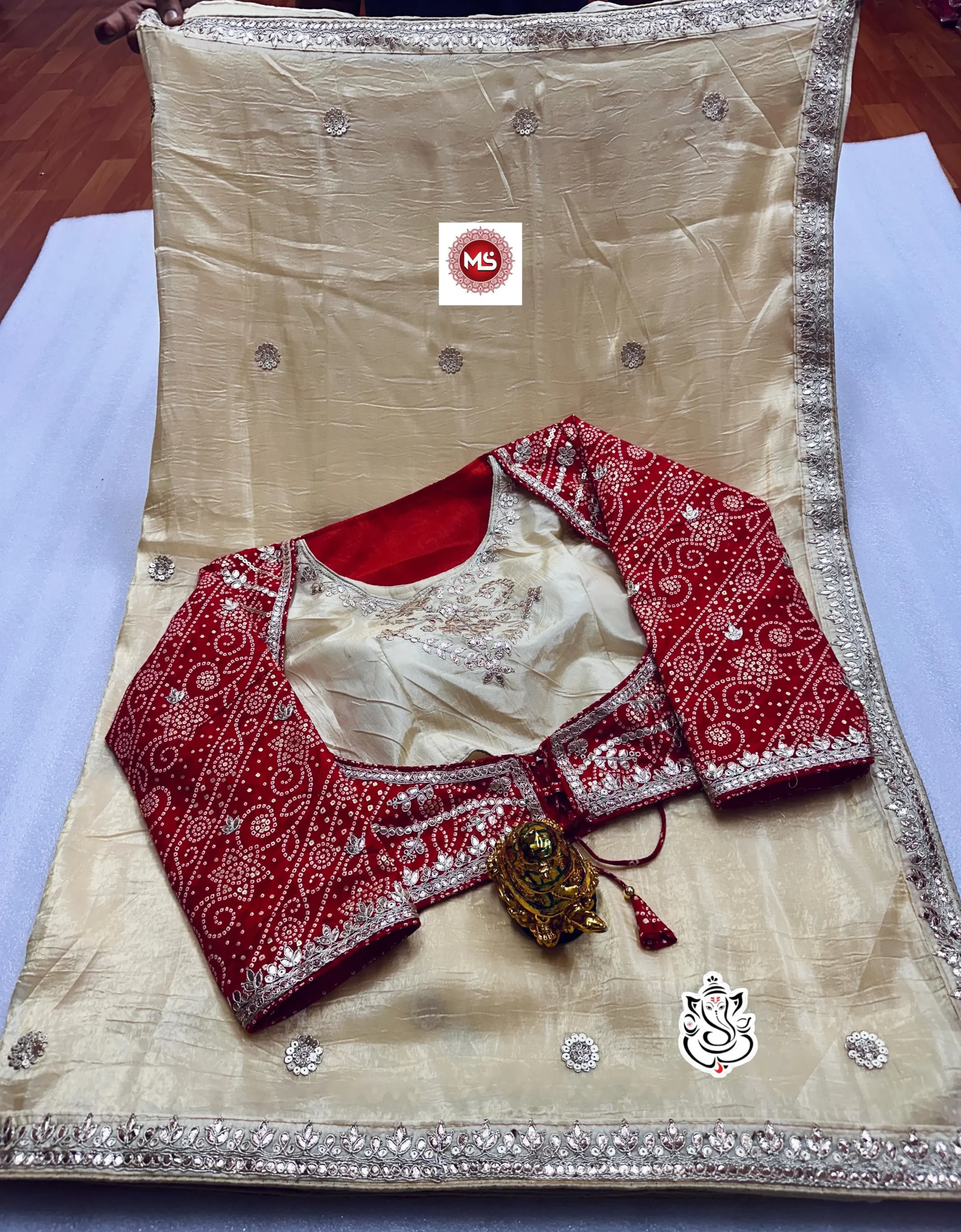 Wedding Special Saree With Readymade Blouse