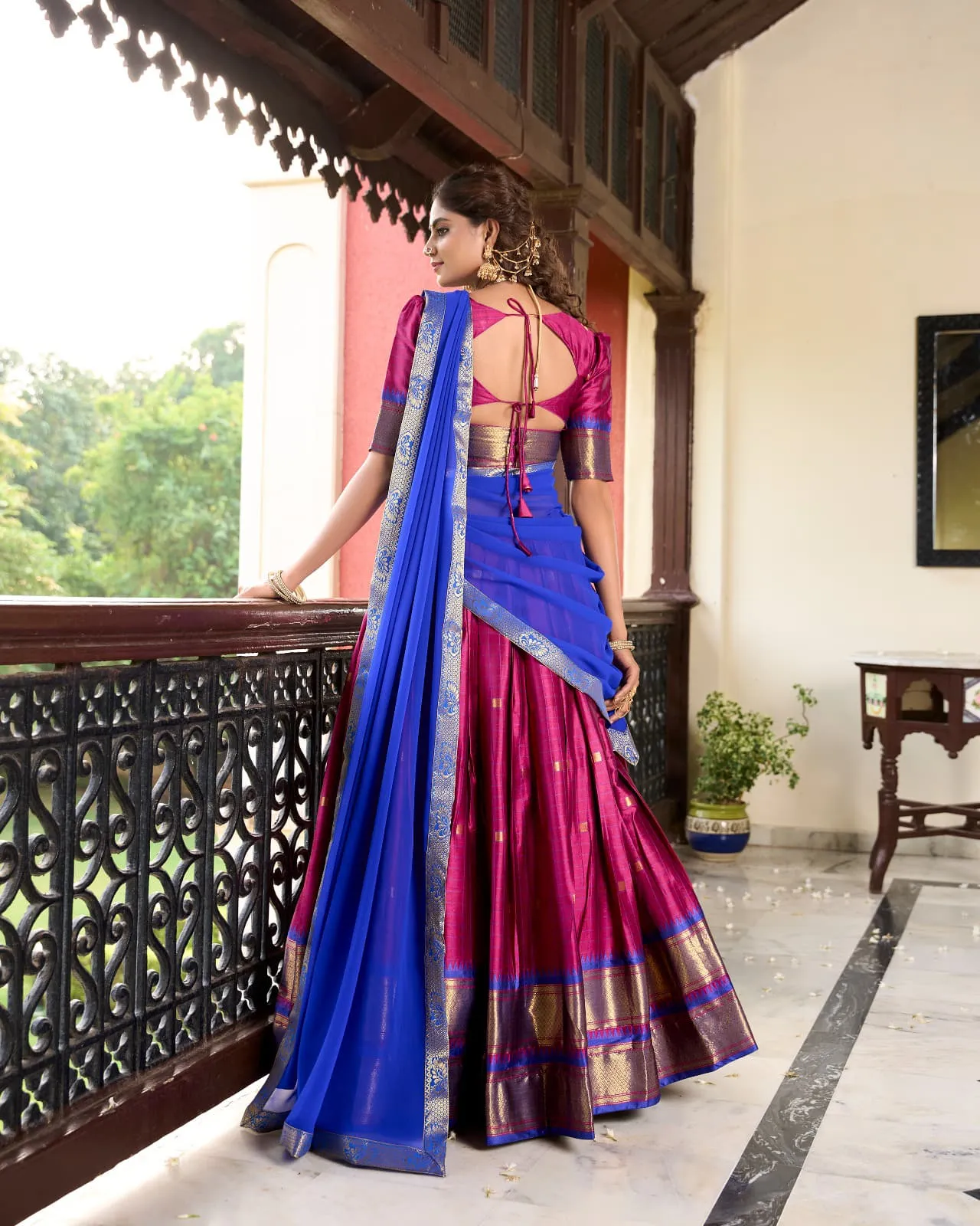 Wedding Wear Paithani Lehenga Choli Set