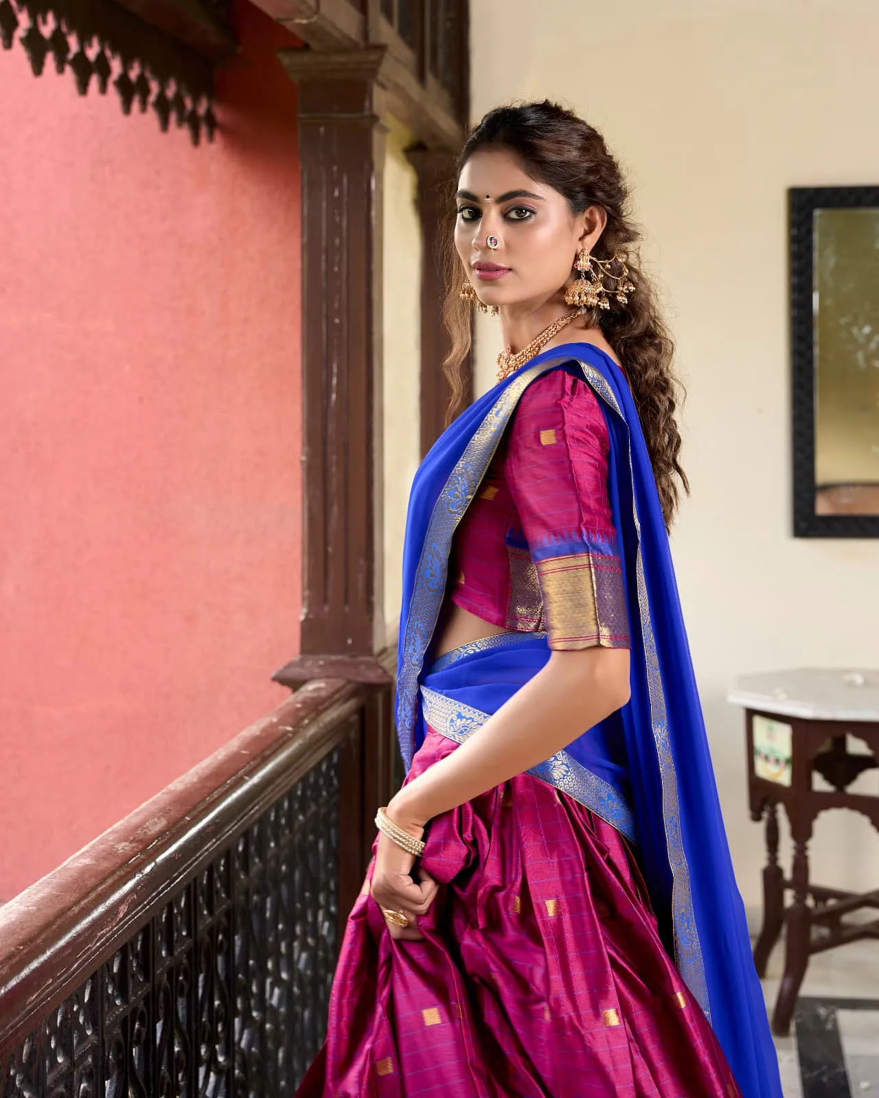 Wedding Wear Paithani Lehenga Choli Set