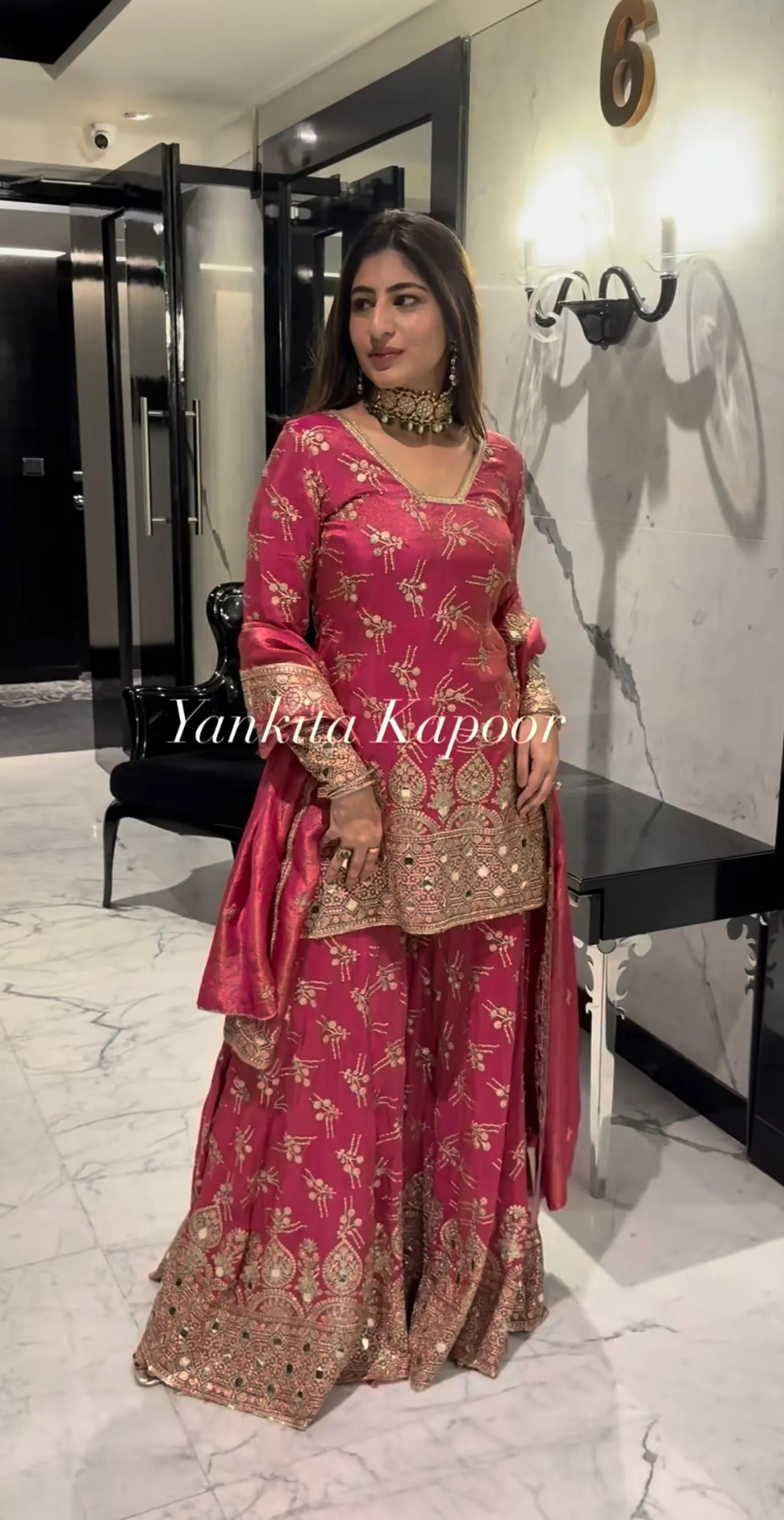 Yankita Kapoor Inspired Sharara Salwar Suit For Ramzan Eid