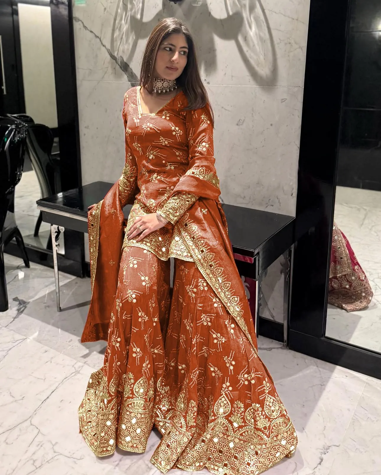 Yankita Kapoor Inspired Sharara Salwar Suit For Ramzan Eid