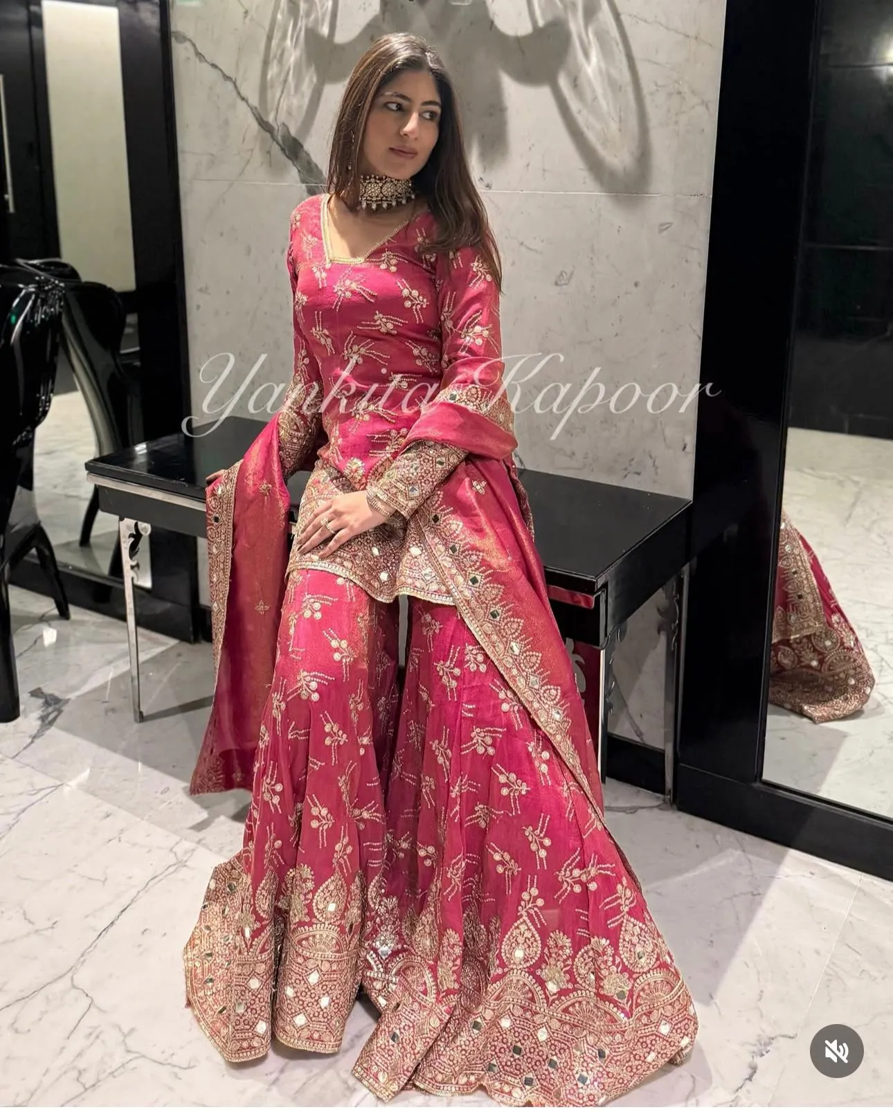 Yankita Kapoor Inspired Sharara Salwar Suit For Ramzan Eid