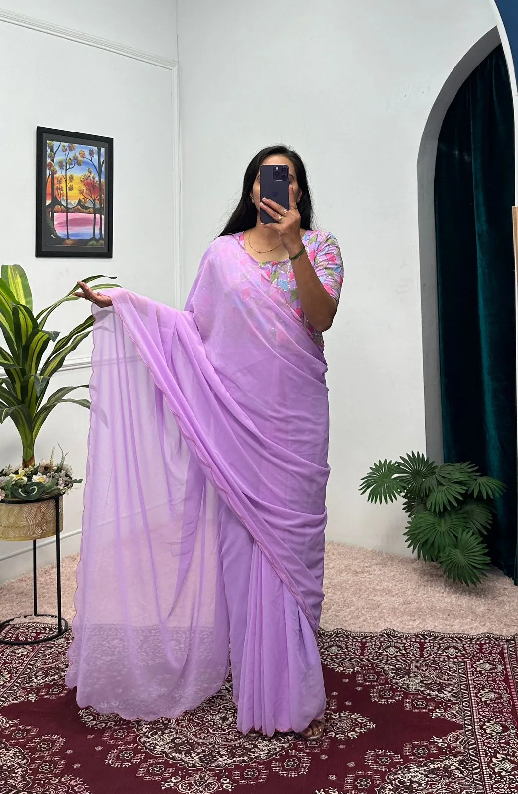 Zip And Go Saree Gown For Wedding - Image 3