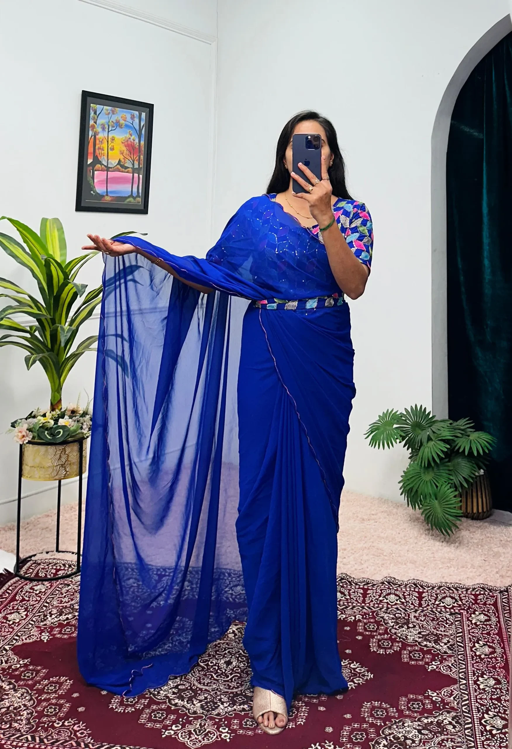 Zip And Go Saree Gown For Wedding - Image 5