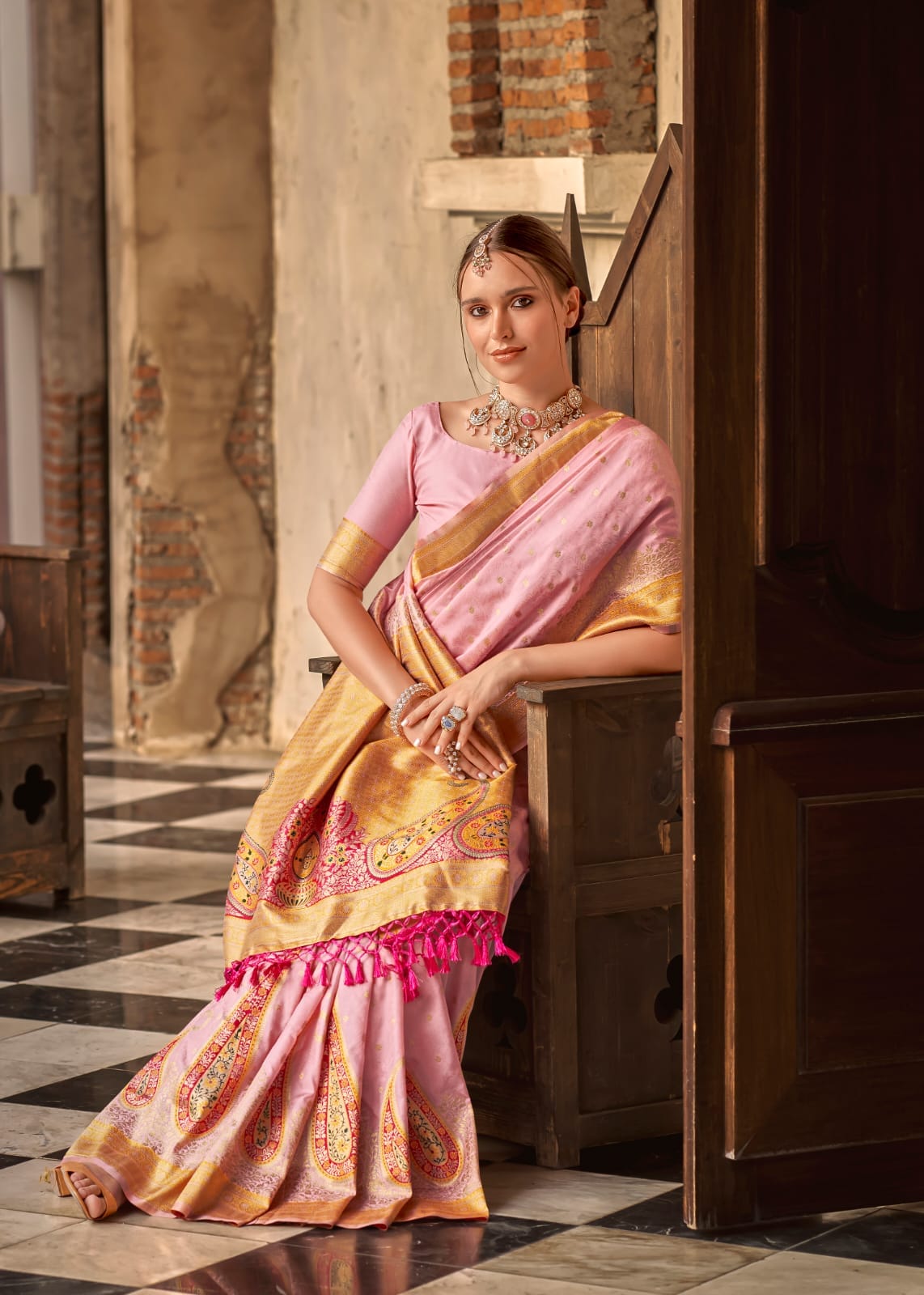 Wedding Wear Soft Silk Saree For Women